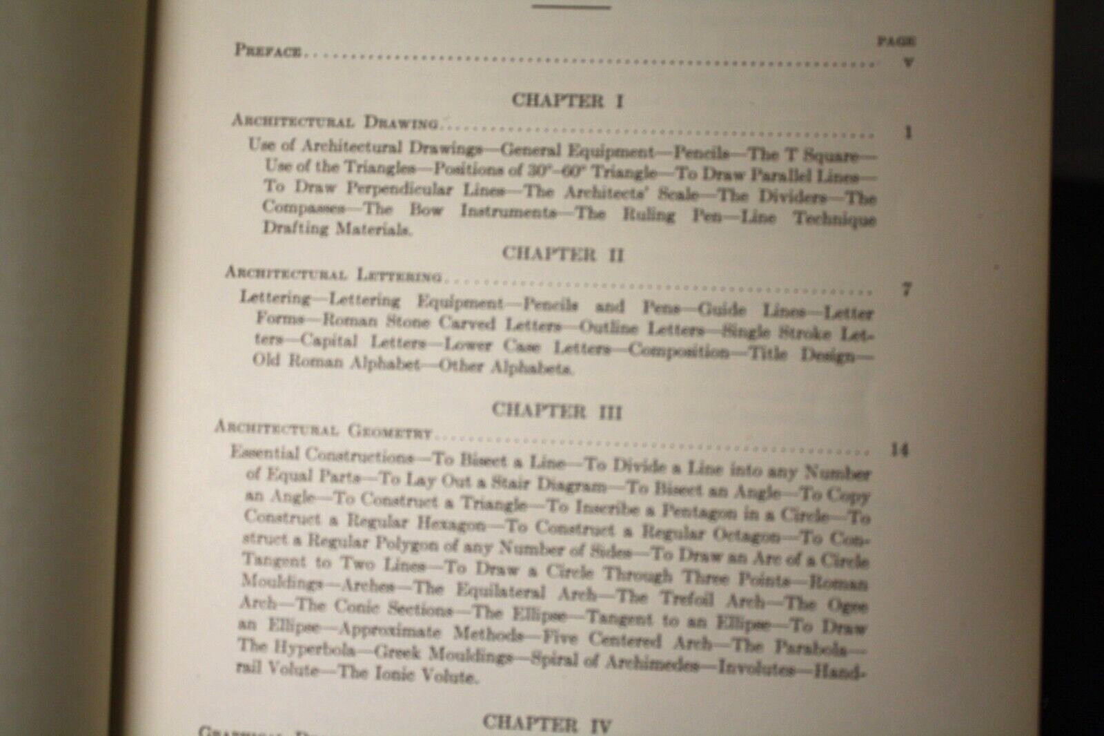1929 First Edition Architectural Drafting By Carl Lars Svensen & E. G. Shelton