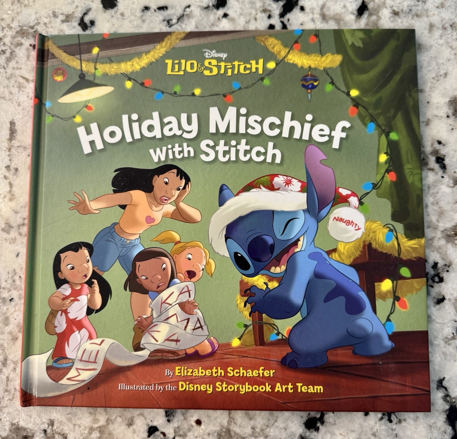 Disney Lilo & Stitch Holiday Mischief With Stitch By Elizabeth Schaefer
