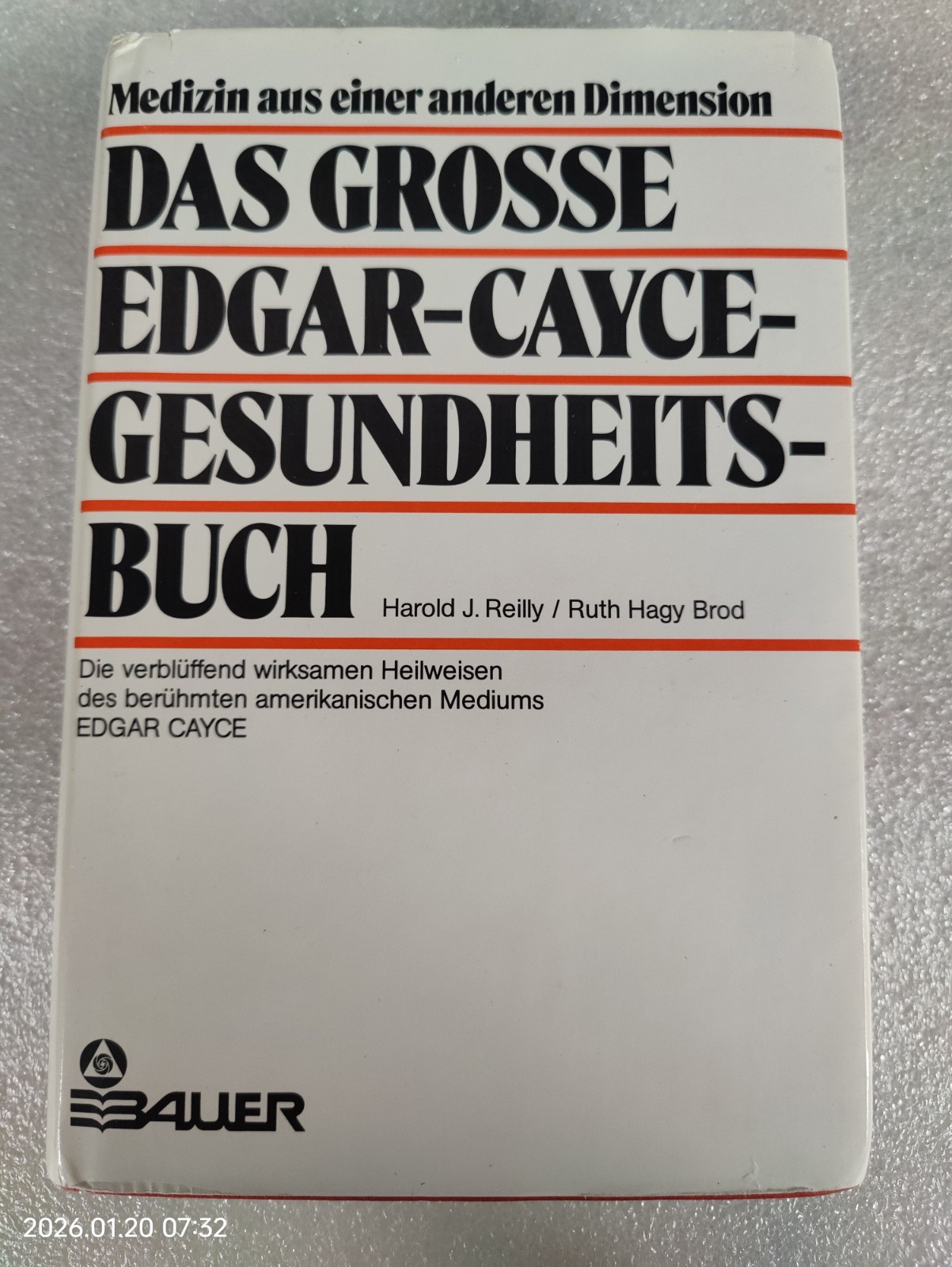 Das grosse Edgar-Cayce-Gesundheitsbuch 7th Edition „Auflage“ 1986