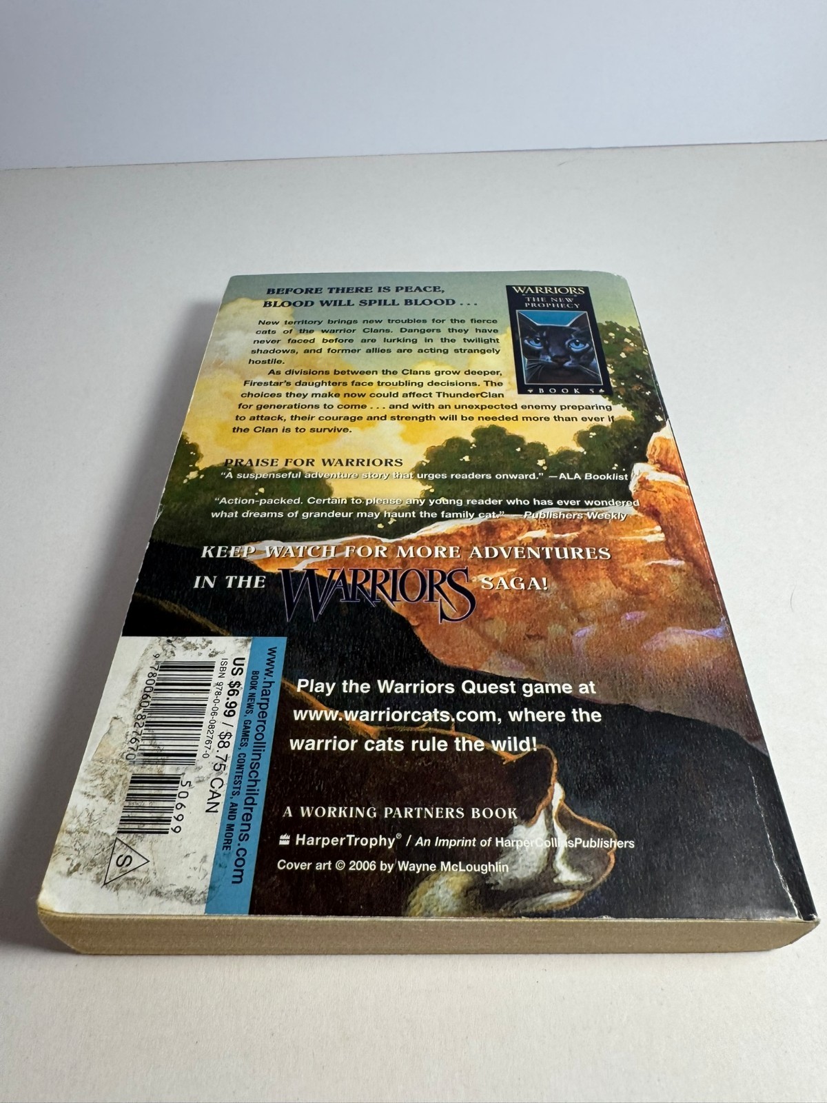 Warriors The New Prophecy First Edition Set 1-6 – Erin Hunter Paperback