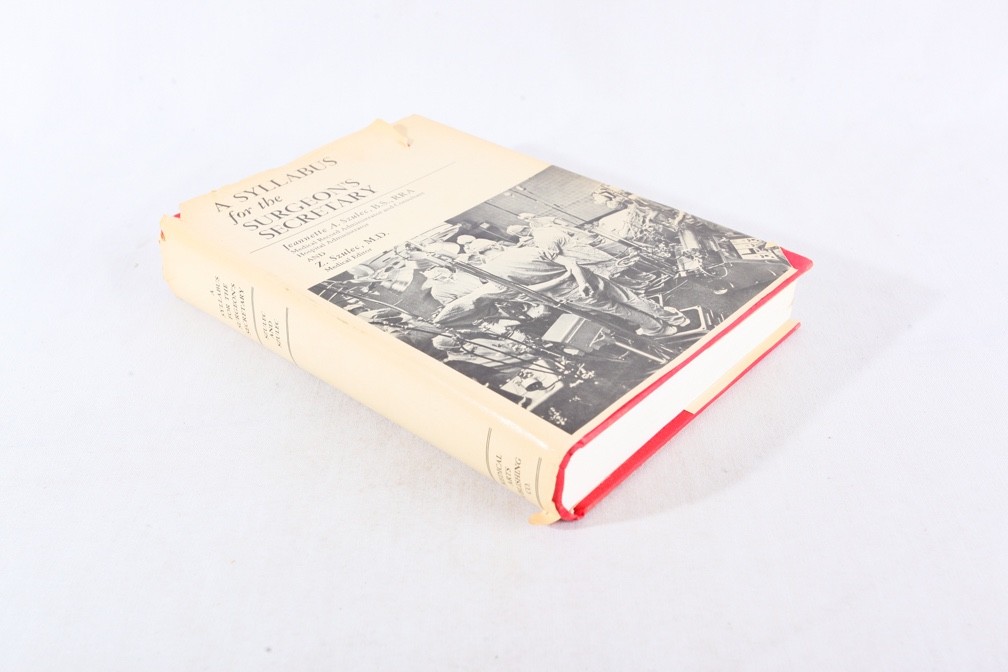A Syllabus for the Surgeon’s Secretary by Jeannette Szulec, 1970 (1974), SIGNED