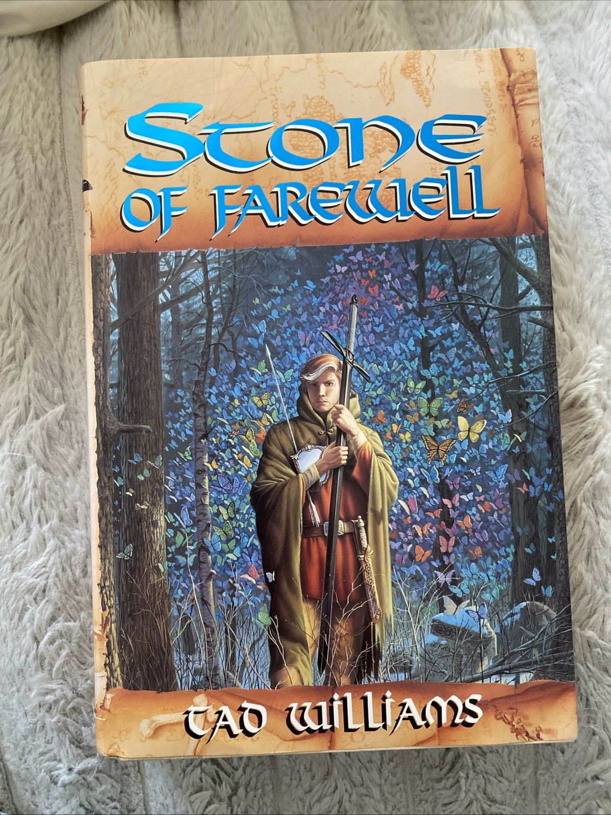 1ST EDITION/1ST PRINTING Stone of Farewell by Tad Williams (1990, Hardcover)
