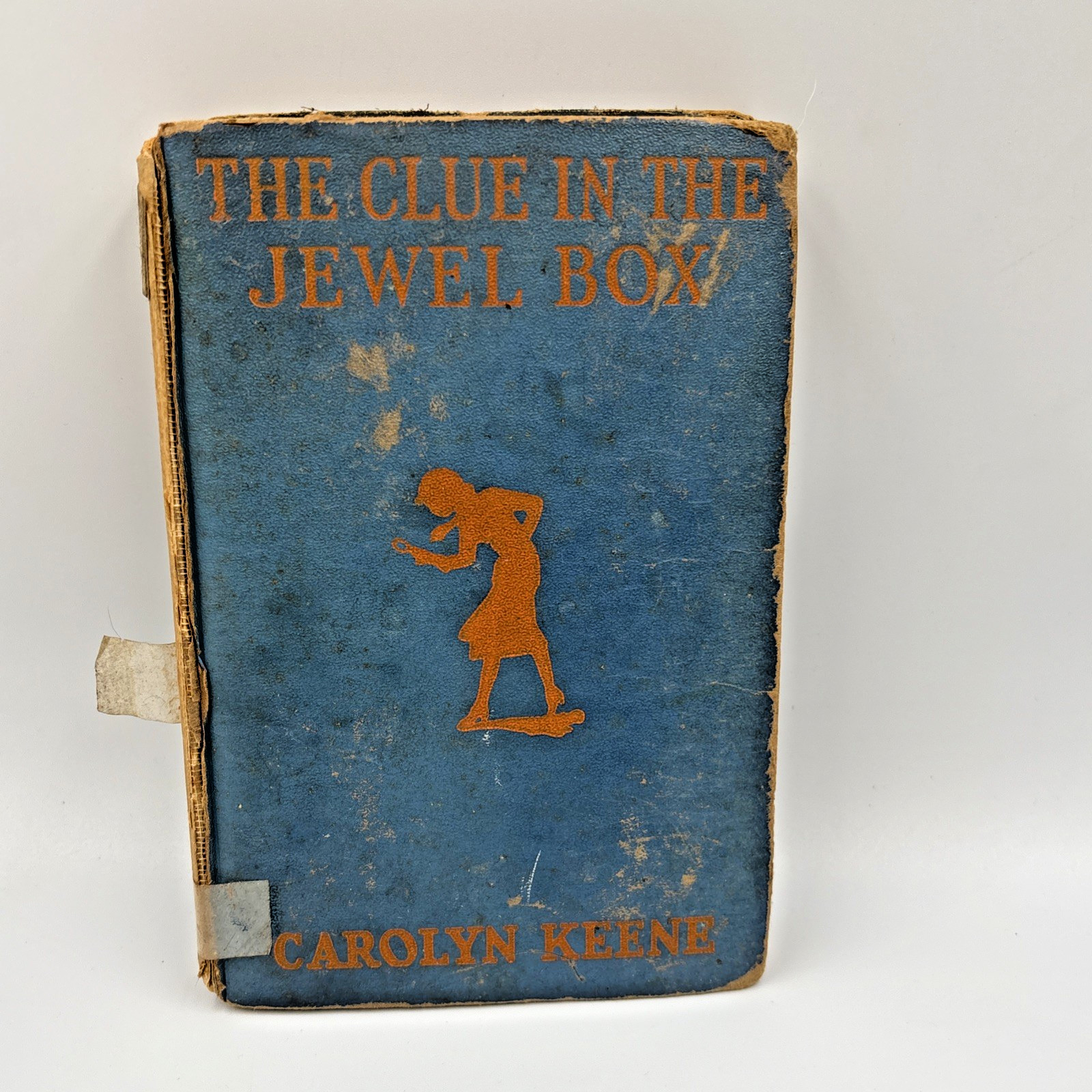 9 Vintage 1930s -50s Nancy Drew Books Covers Blue Yellow Carolyn Keene