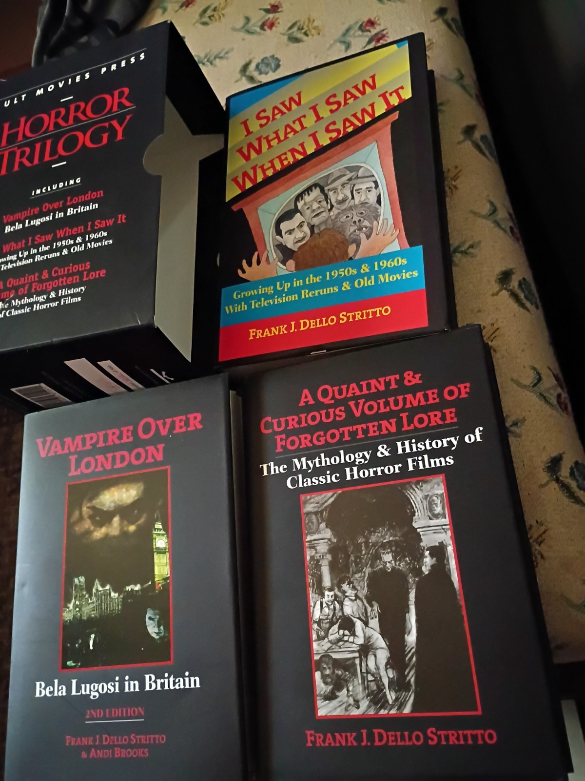SIGNED 1st ED Set Of 3: A Quaint & Curious Volume Vampire Over London I Saw What