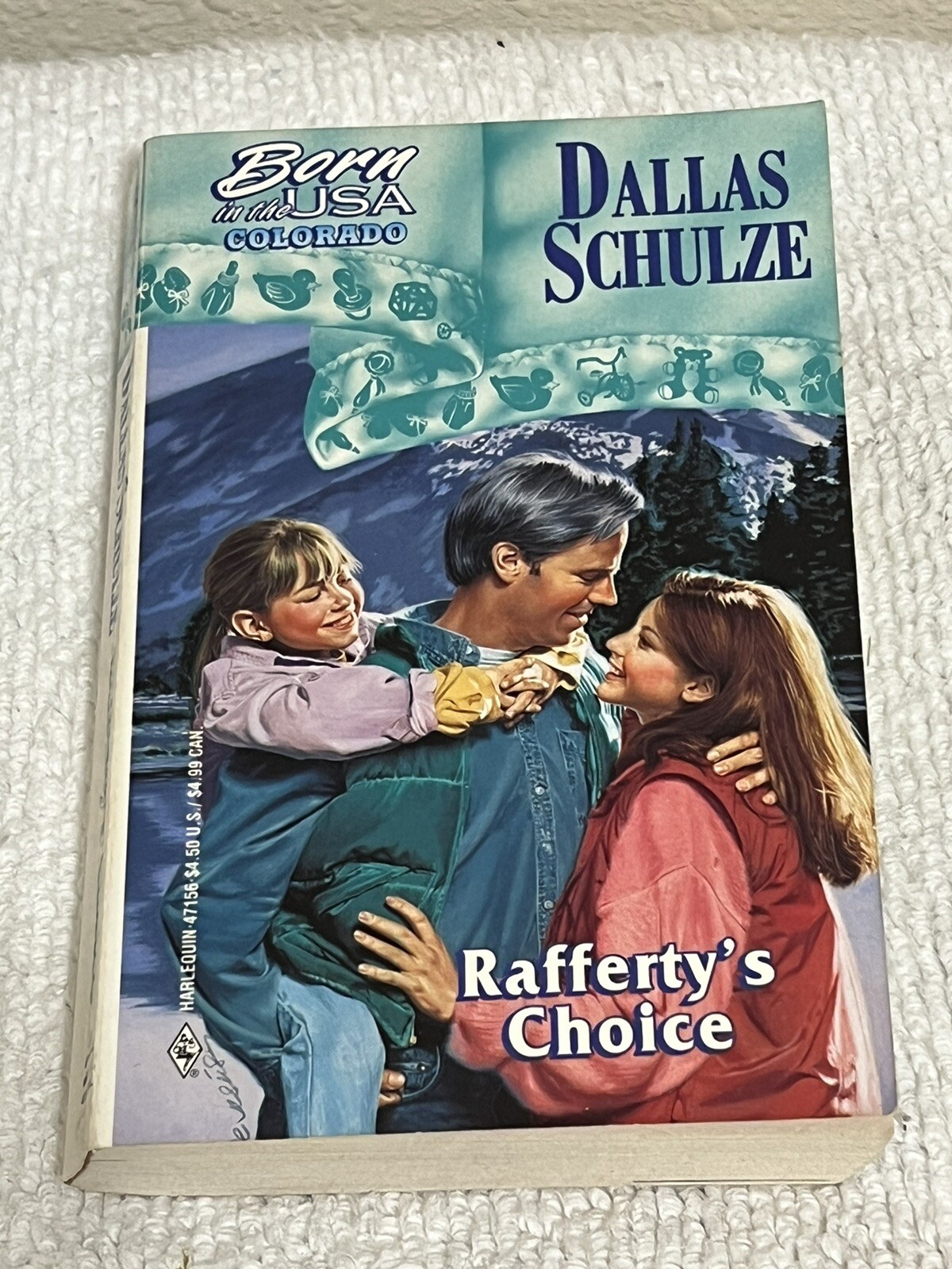 Harlequin Born In The USA Romance Series Lot 4 Paperback Books