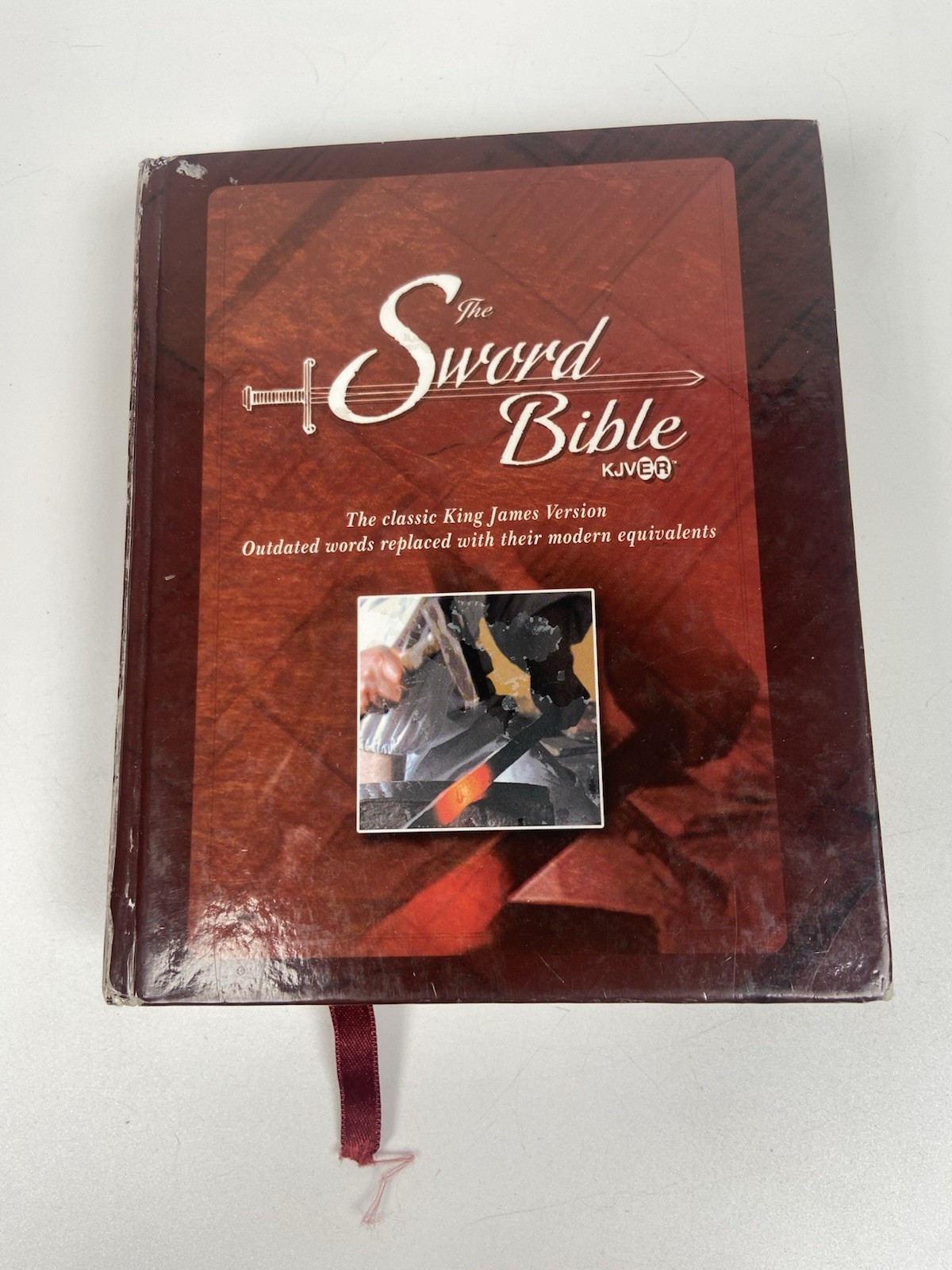 The Sword Bible KJVER Easy Reading Study Bible Large Print Red Letter Hardcover