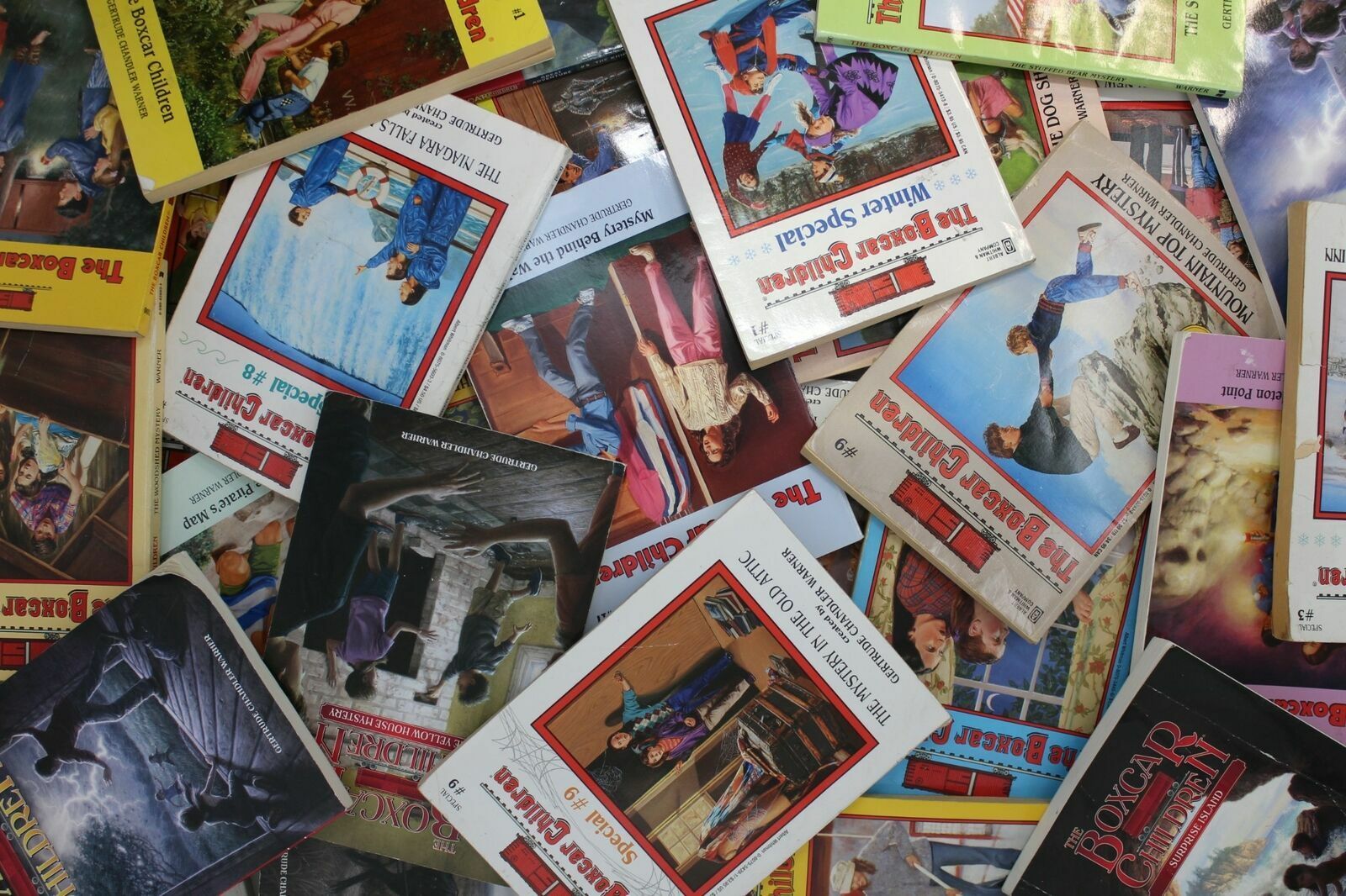 Lot of 10 of The Boxcar Children by Gertrude Chandler Warner Books MIX