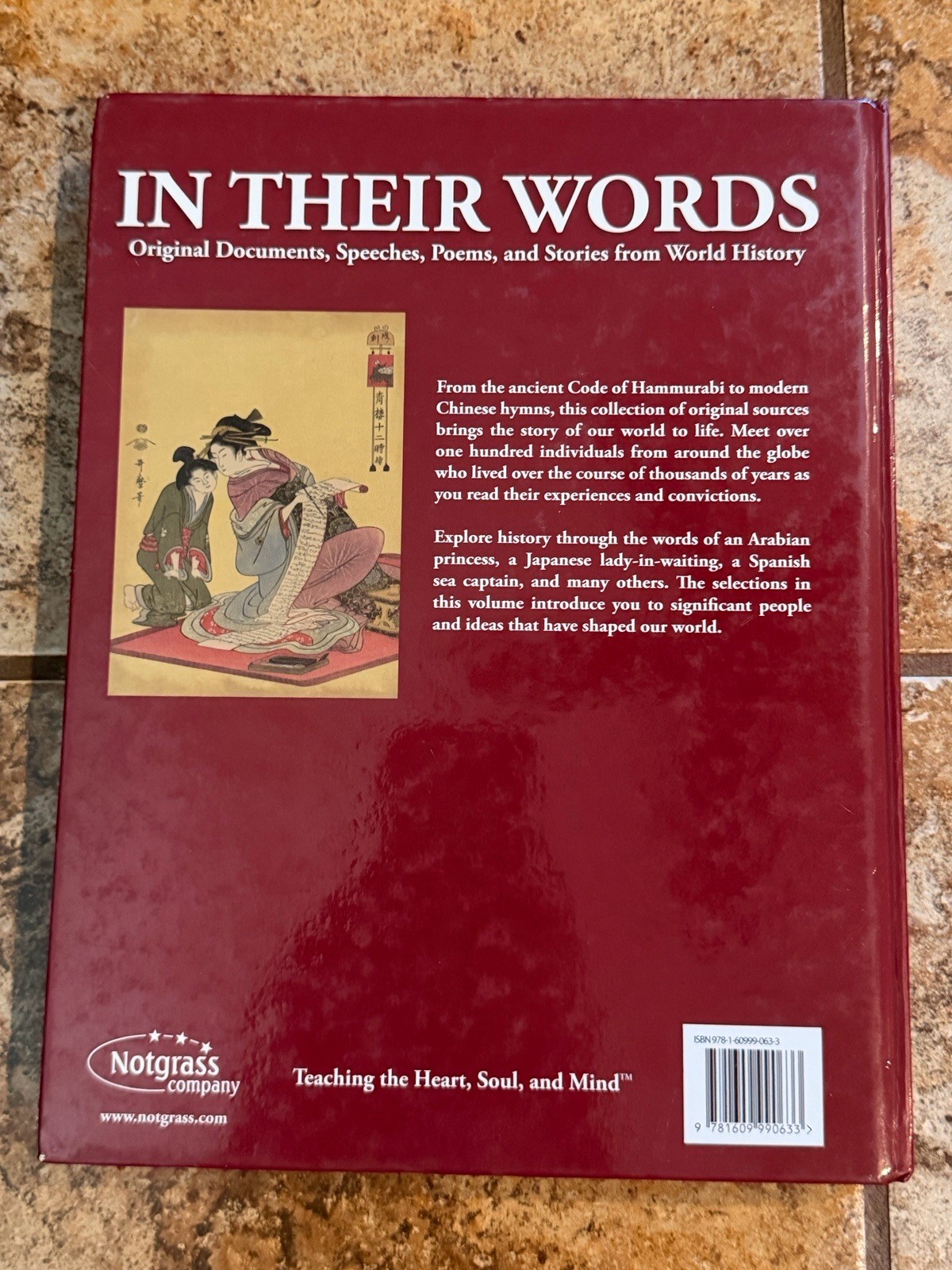 Notgrass Exploring World History Vol 1 & 2/In Their Words/Quiz Key Student Revie