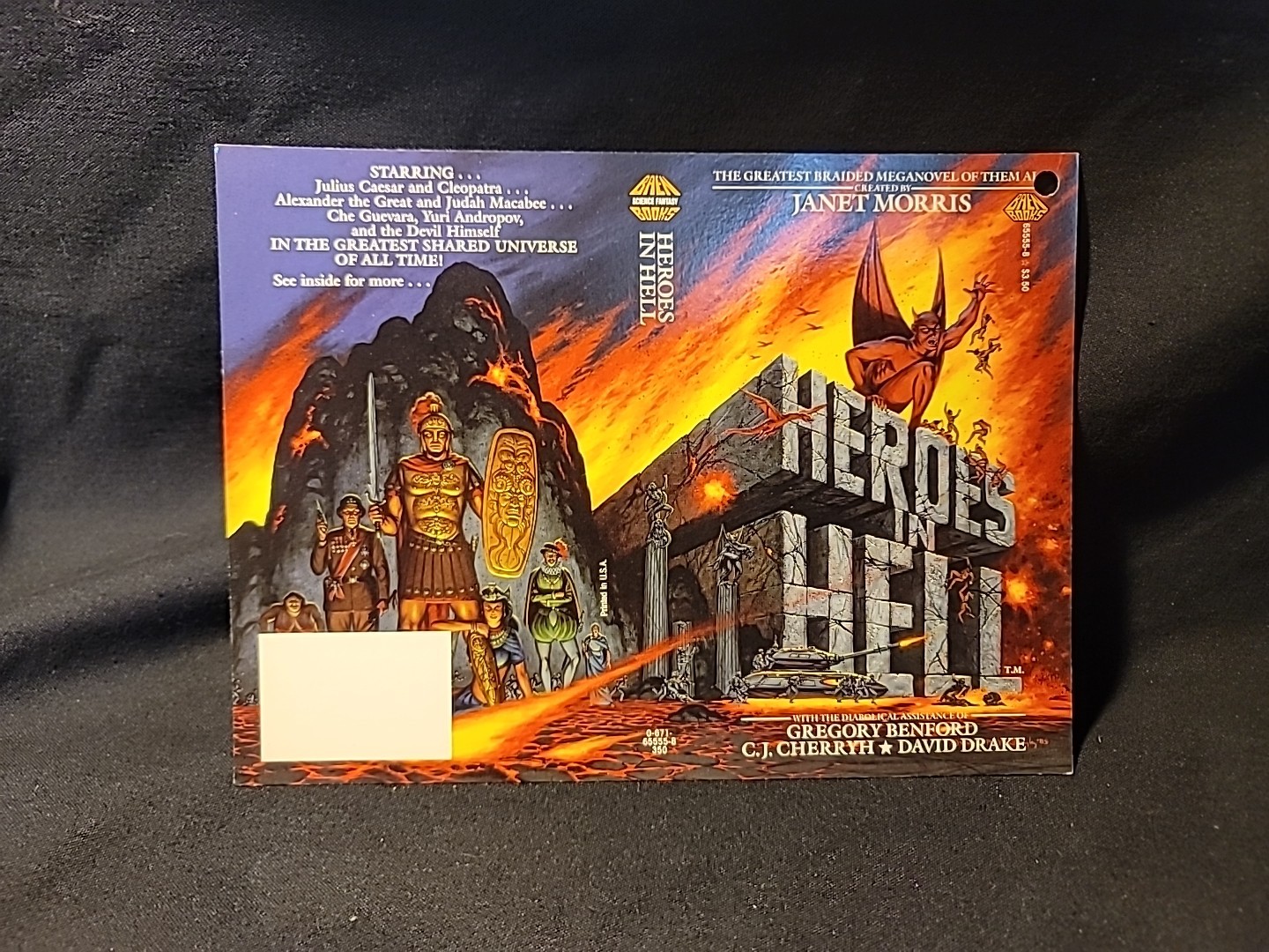 Lot of 5 Promotional book cover flats Sci-Fi Rare advertising Fantasy Great Art