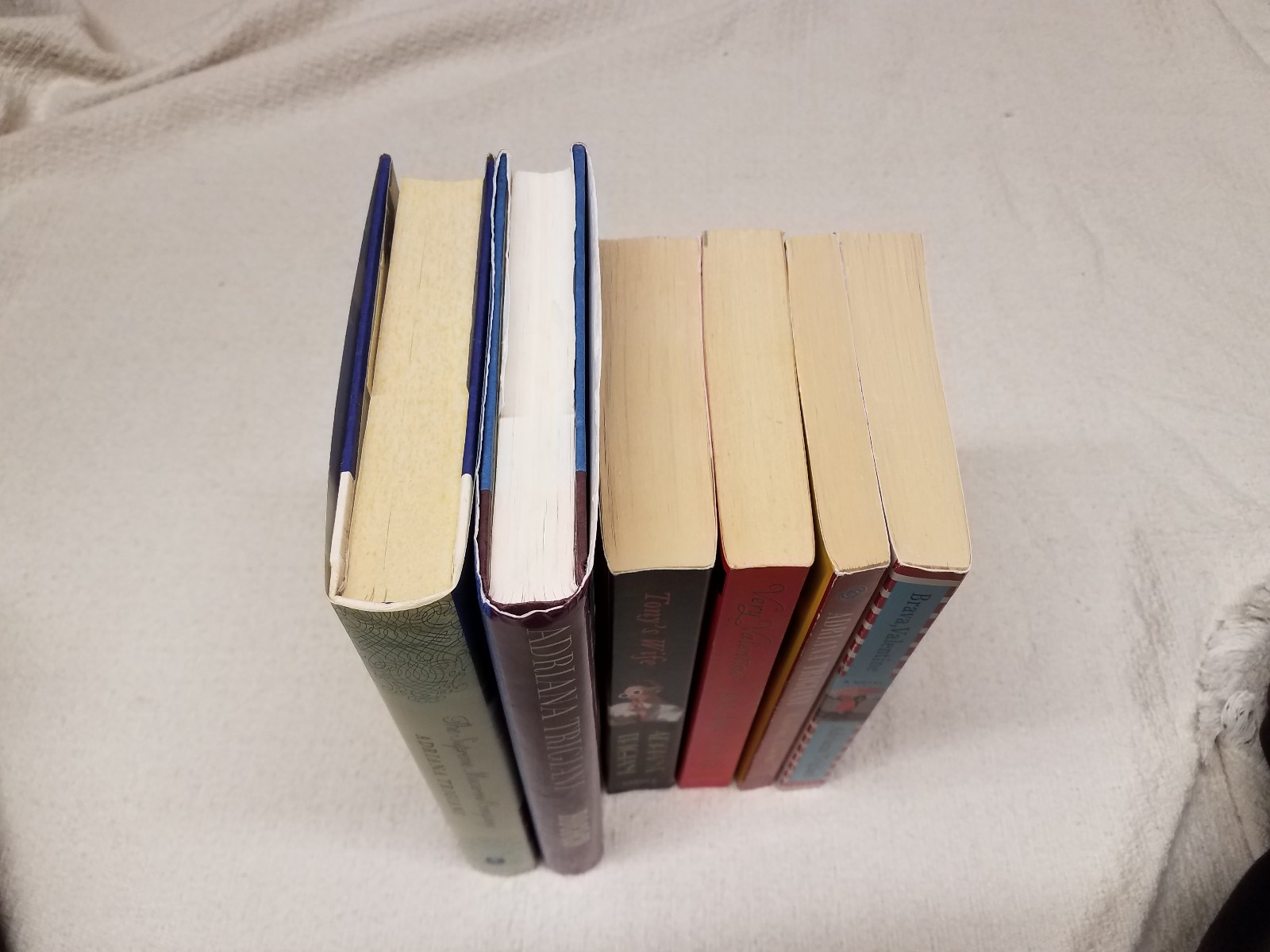 Lot of 6 Adriana Trigiani Books featuring Valentine plus others