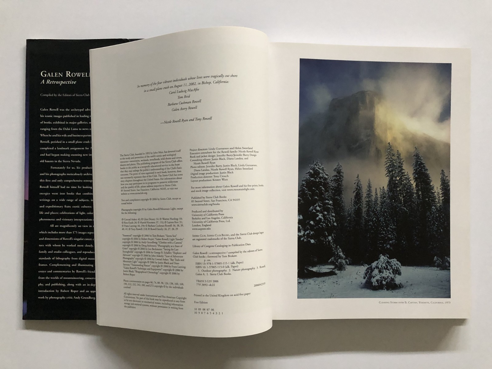 Galen Rowell – ‚A Retrospective‘ (2006) First Edition 13″h X 10.5″w 288 Pages