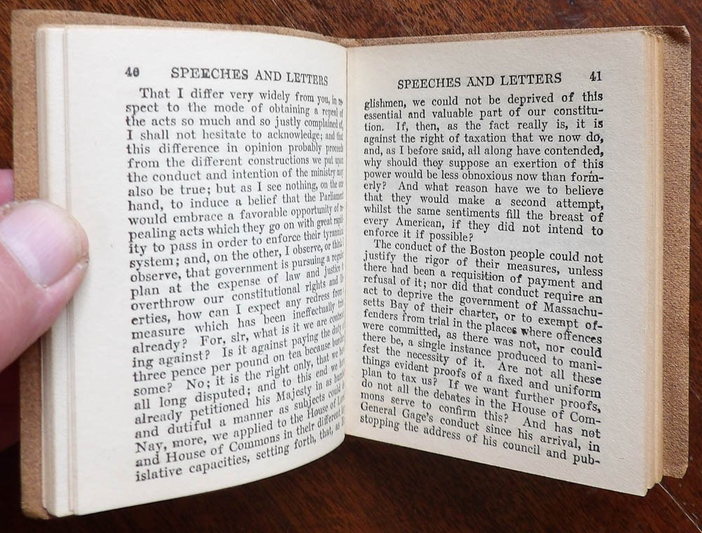 Speeches & Letters of George Washington (Little Luxart Library – Leather)