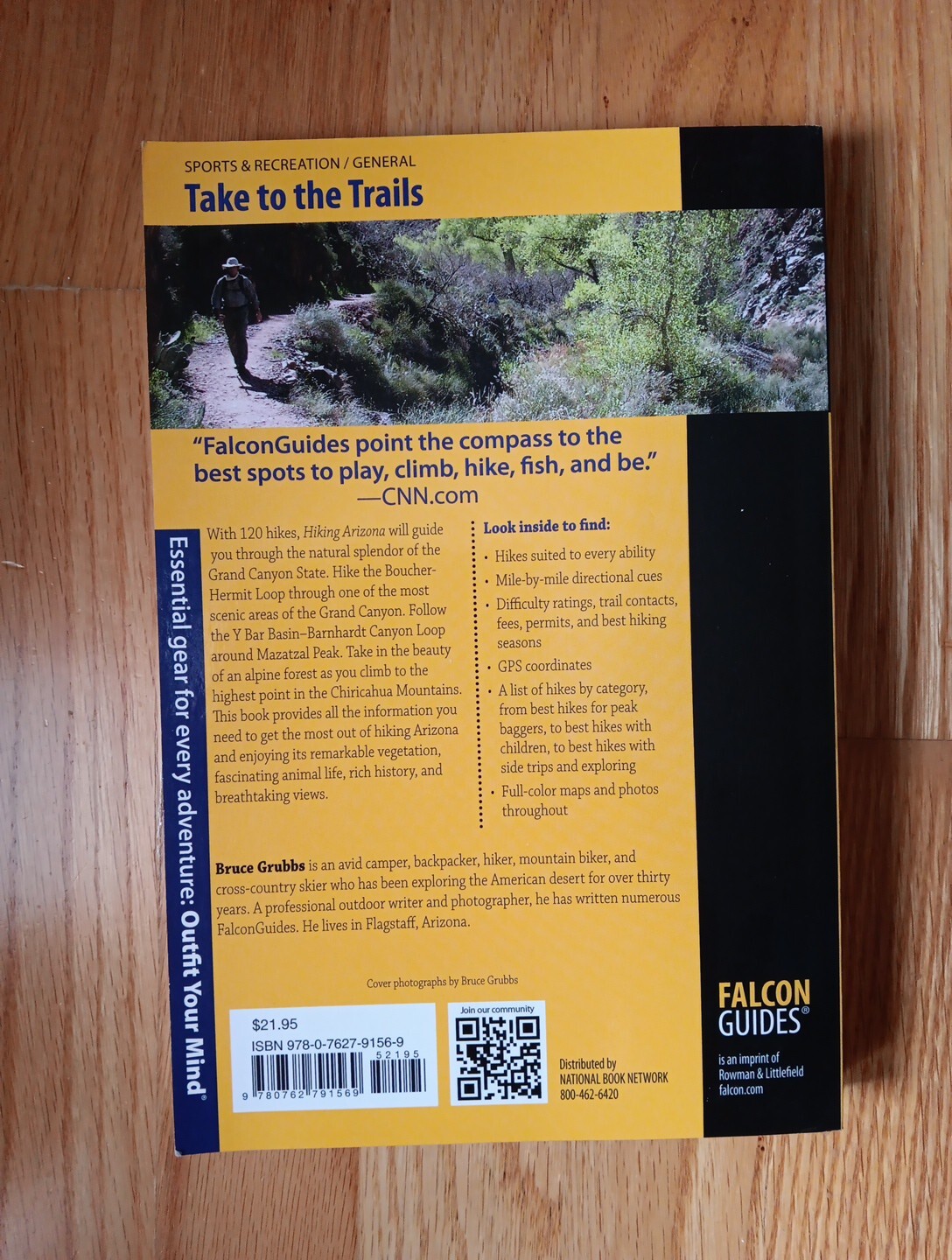 Hiking Arizona Bruce Grubbs A Falcon Guide 4th Edition Paperback 2015 356 Pages