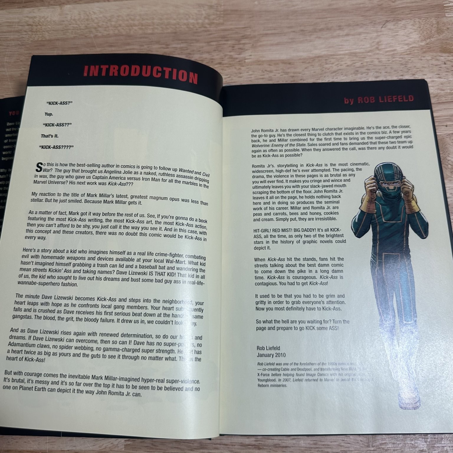 Kick-Ass Volume 1 Millar Romita Jr. Graphic Novel Superhero Comic Book