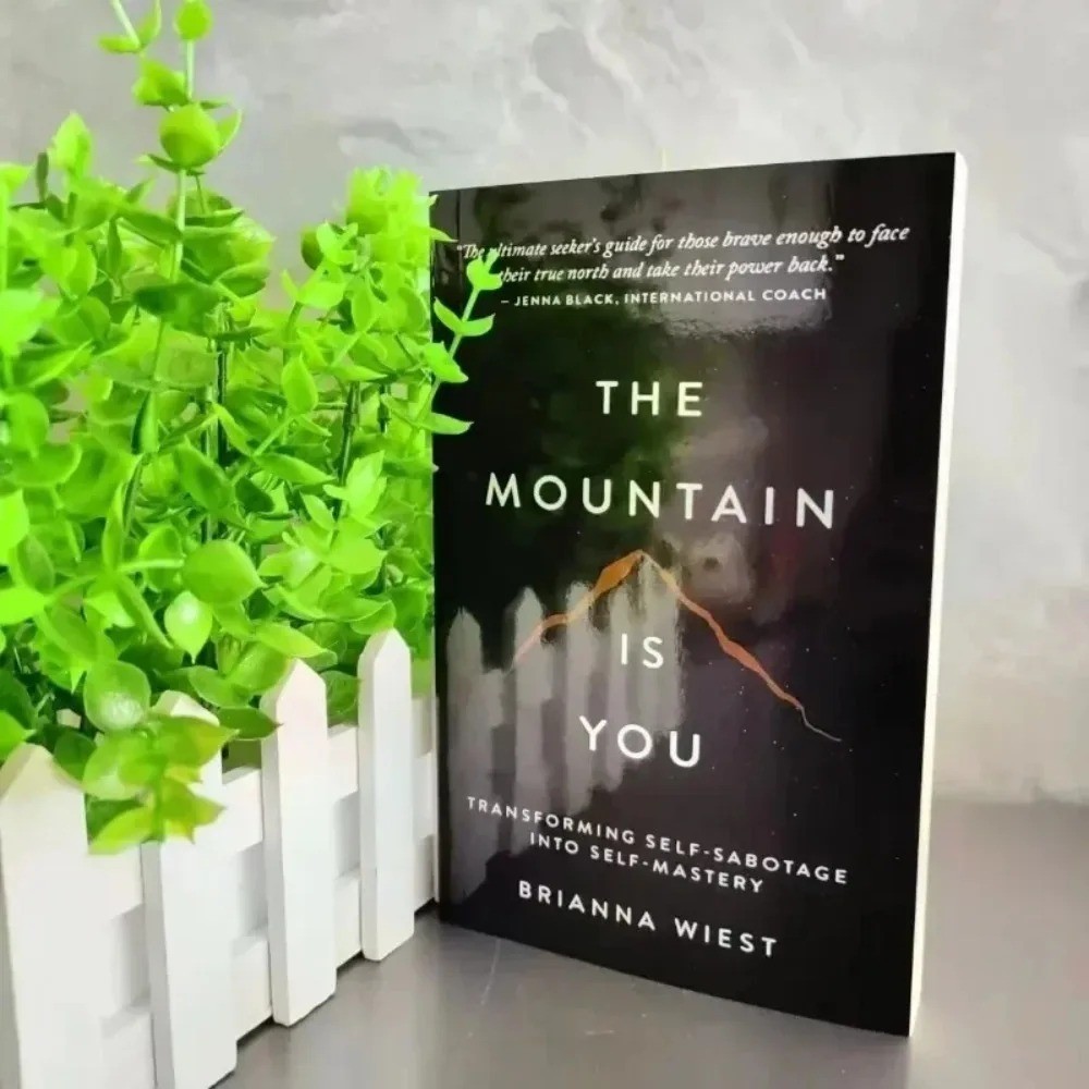 The Mountain Is You by Brianna Wiest Paperback Self-Help Book Free Shipping