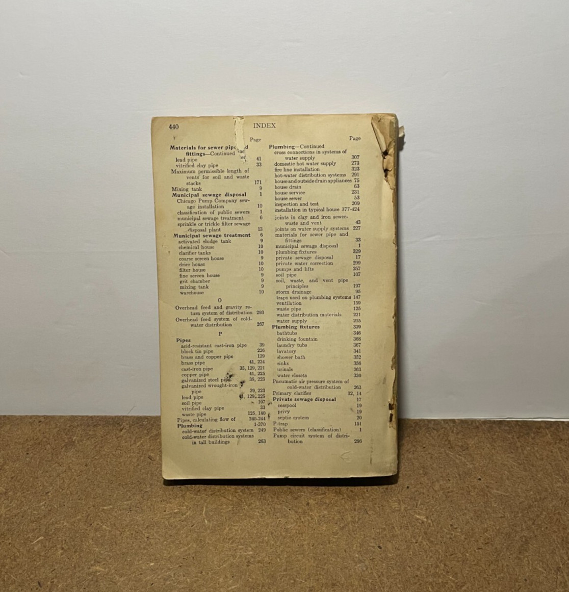 How To Design and Install Plumbing EM 976 1944 Original War Department Manual