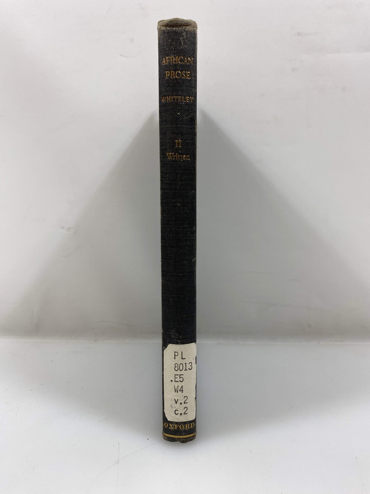 A Selection of African Prose II by Whiteley Ex-library 1964 HC