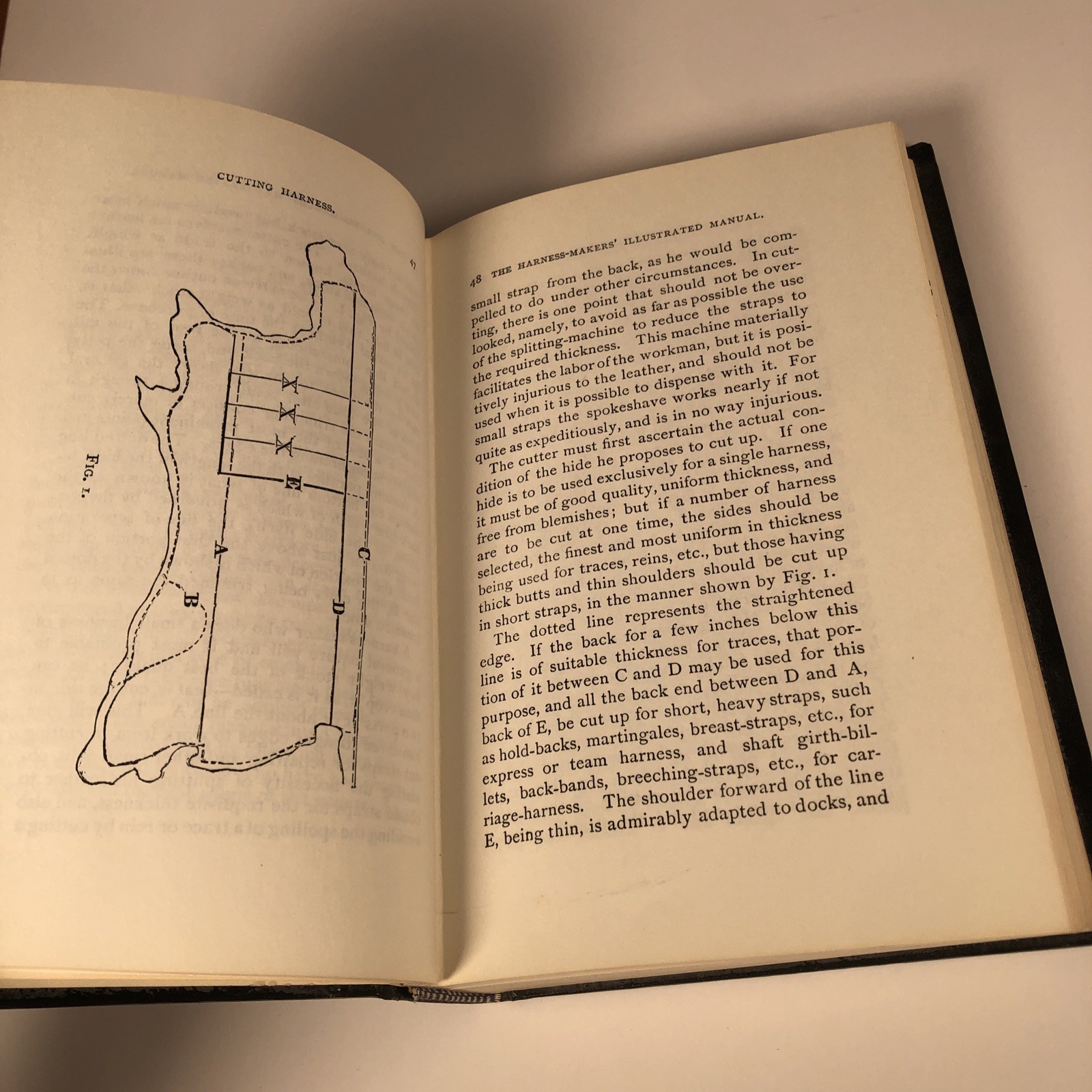 The Harness Makers‘ Illustrated Manual – Faux Leather bound HC Facsimile Reprint