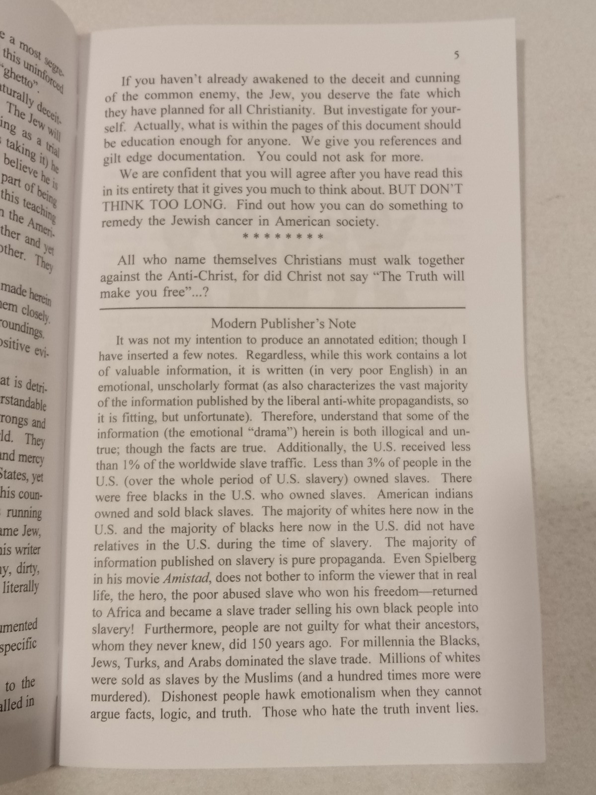 Who Brought the Slaves to America? (Jews Did) by Walter White SB