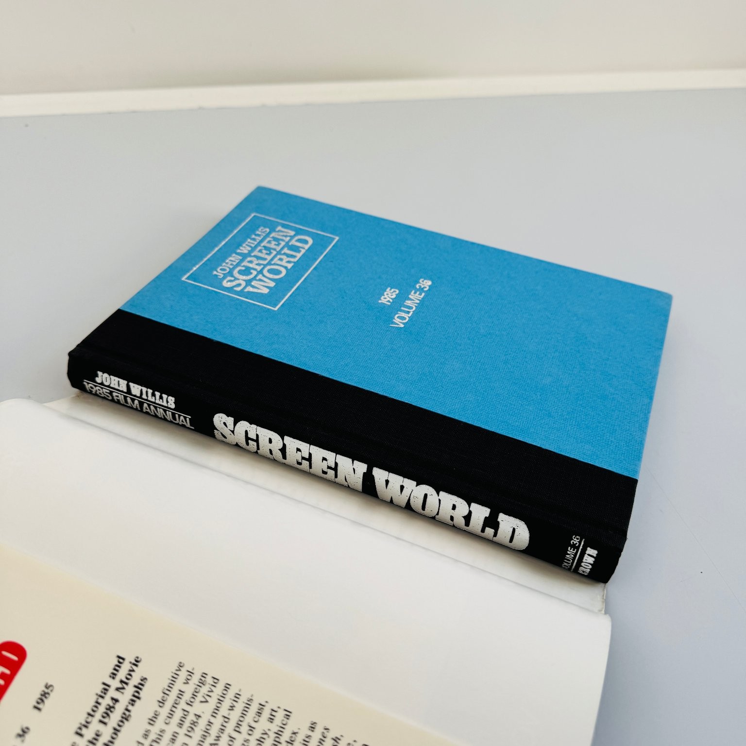 Screen World 1985 John Willis Film Annual Volume 36 Hardcover Crown