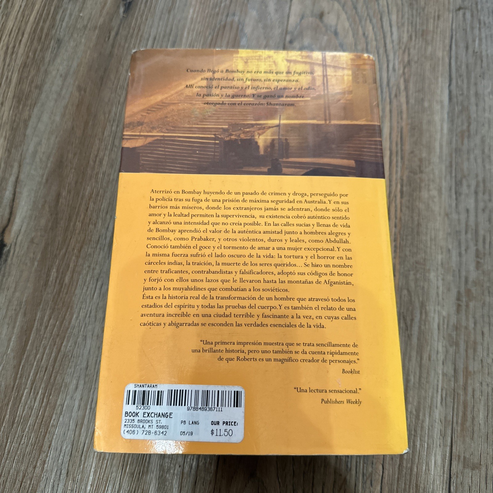 Shantaram (Spanish) (Spanish – Paperback, by Roberts Gregory David – Good