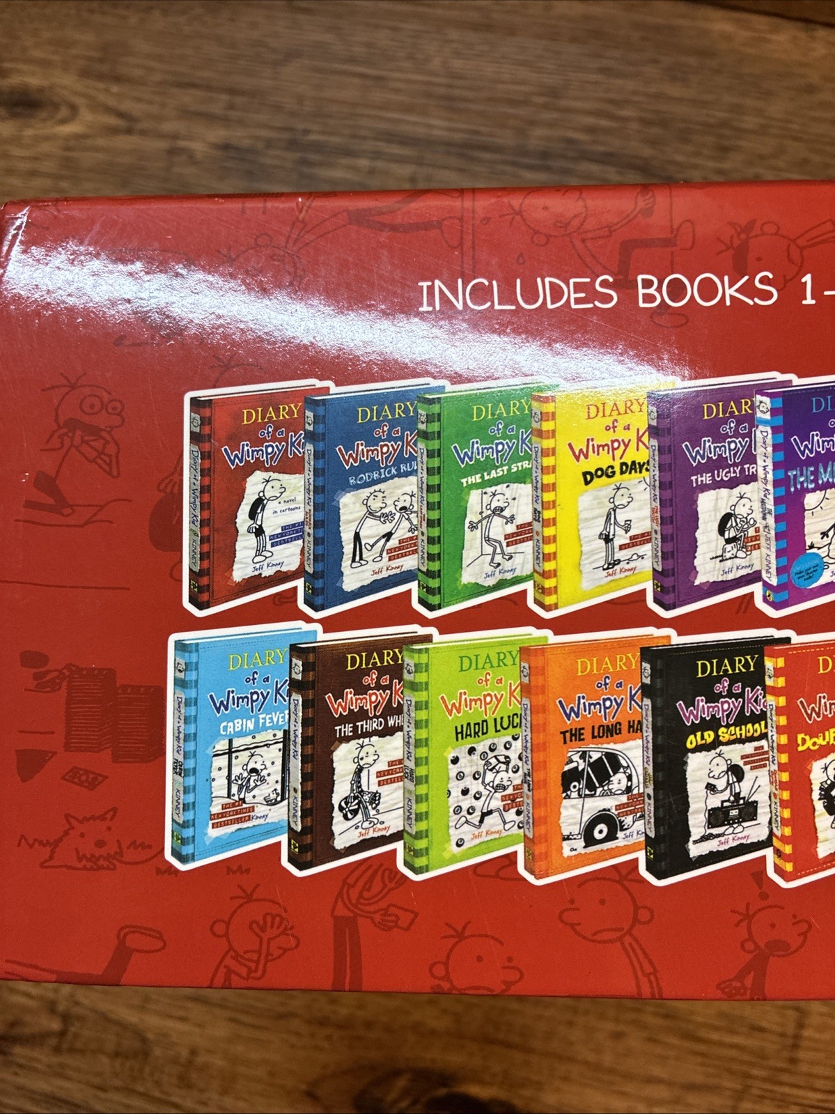 Diary of a Wimpy Kid Books 1-16 Box Set by Jeff Kinney Illustrated Missing One