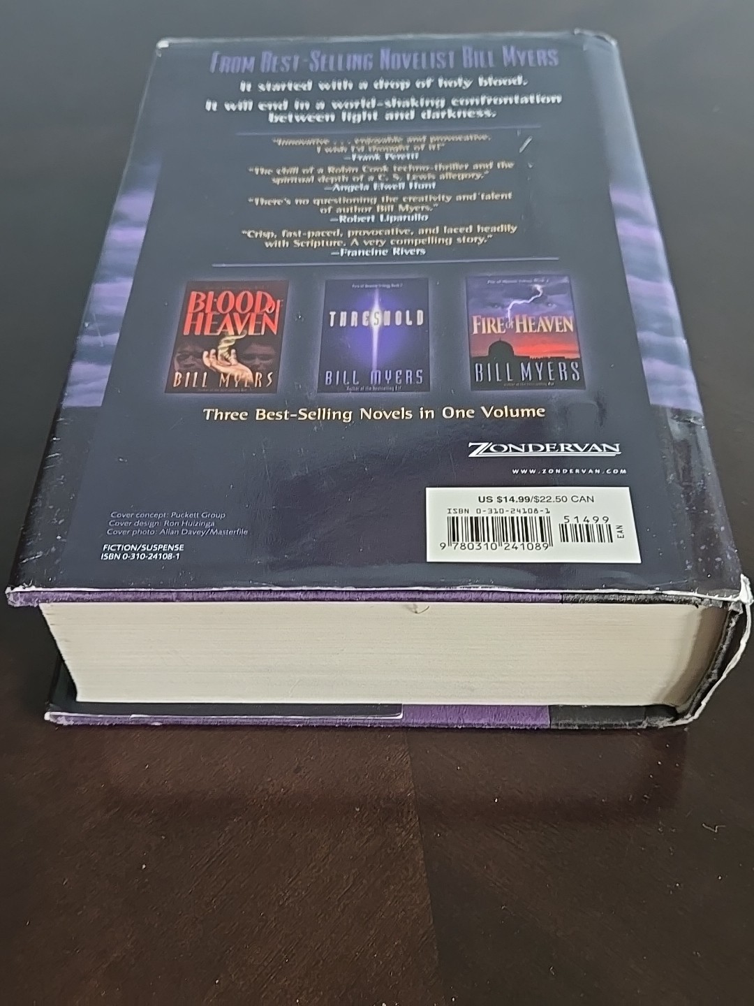 Bill Myers Books – Fire Of Heaven Trilogy, Eli, The Face Of God, The Wager