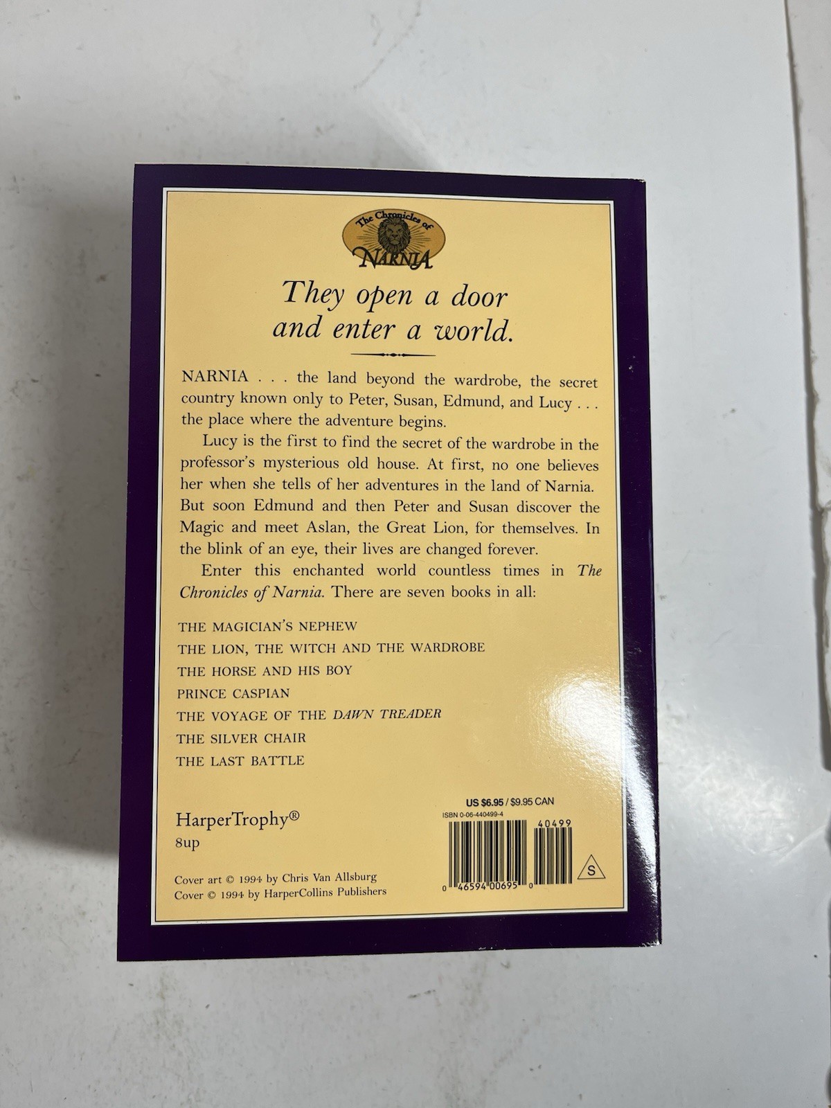 The Chronicles of Narnia – C.S. Lewis – 7 Book Paperback Set, 1994 Complete