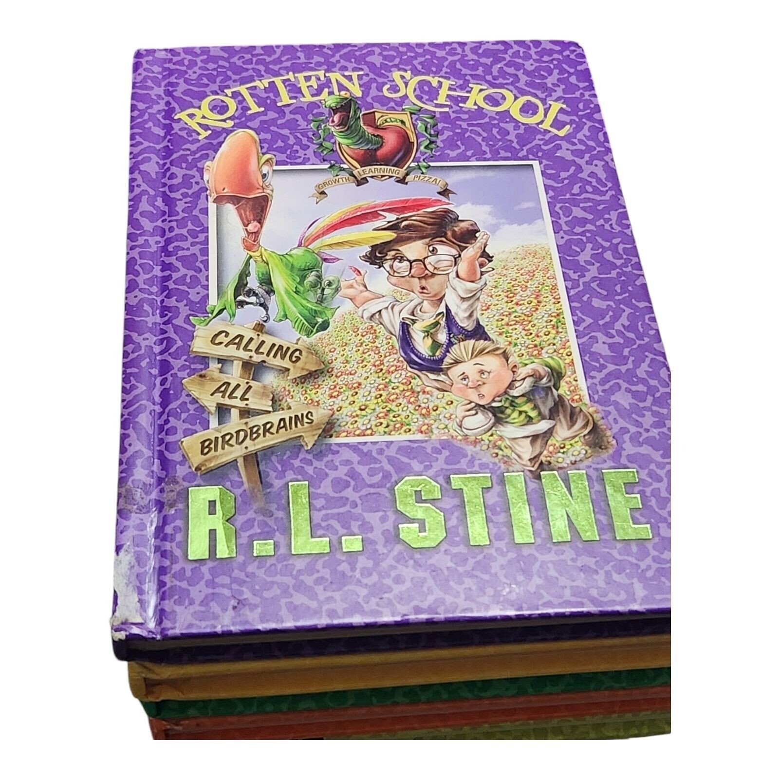 Goosebumps R.L. Stine Rotten School Books Lot of 5 Volume 1 7 8 11 15