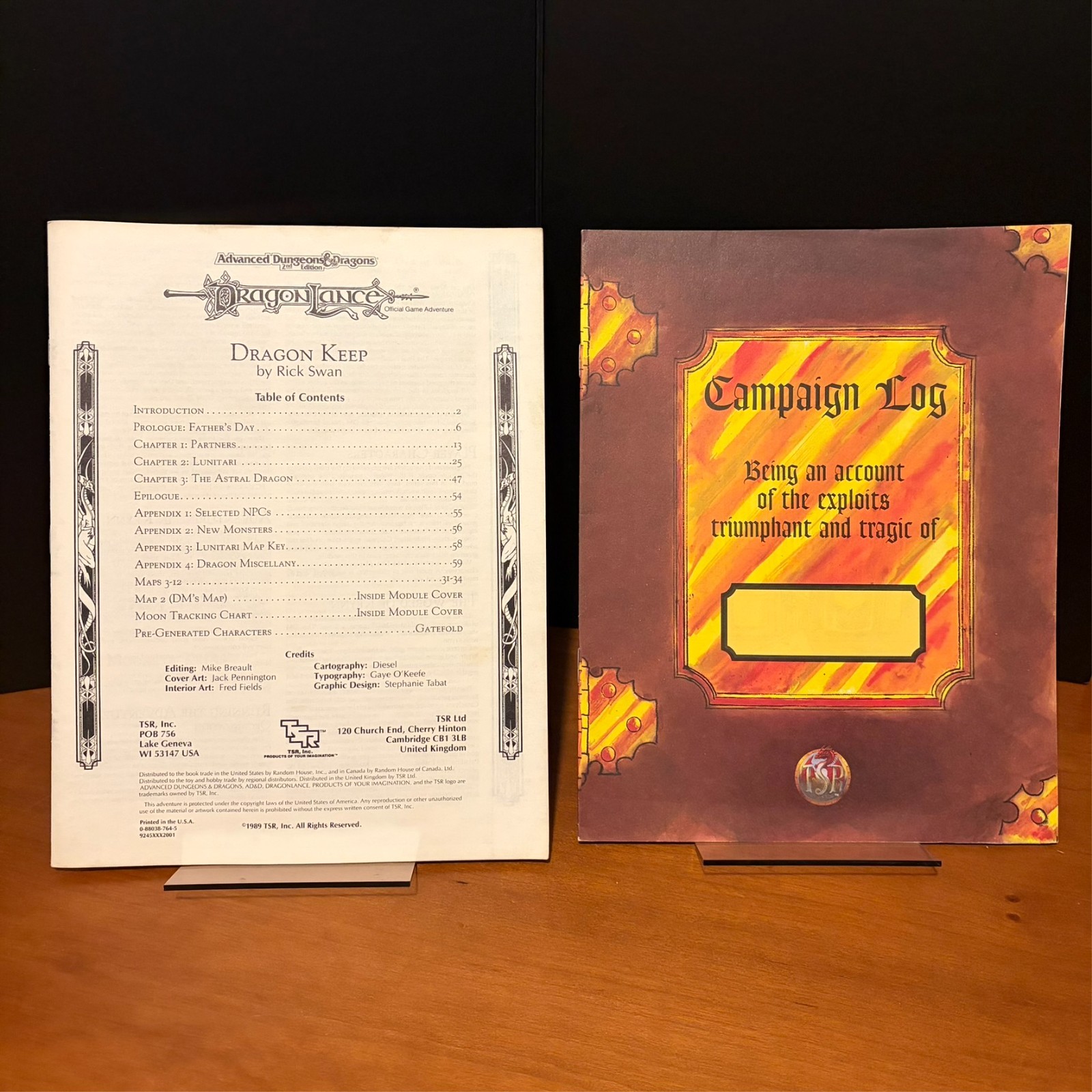 DragonLance: Tales of the Lance Box Set: NOT COMPLETE, Please Read Description