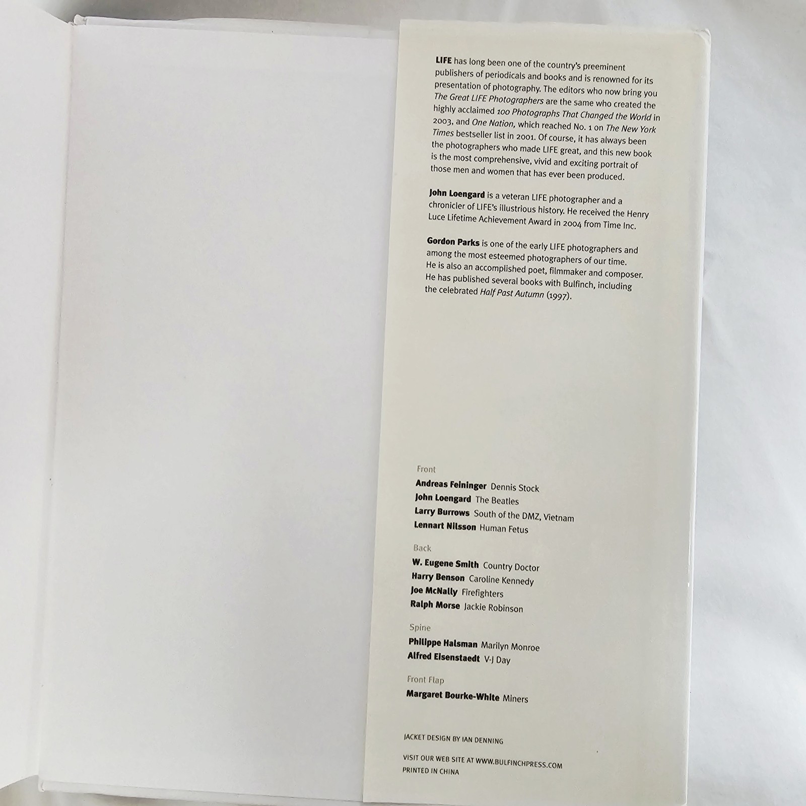 The Great LIFE Photographers 2004 First Edition Hardcover Photo Book | 608 Pages