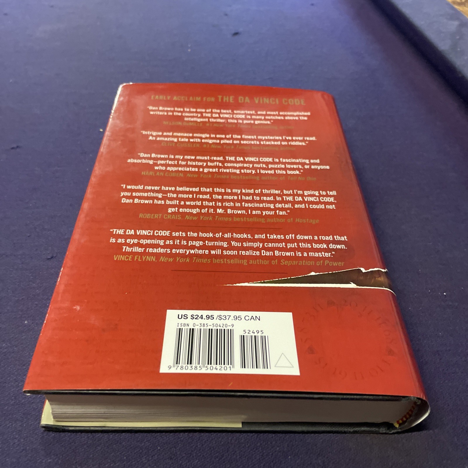 Robert Langdon Ser.: The Da Vinci Code by Dan Brown (2003, Hardcover)