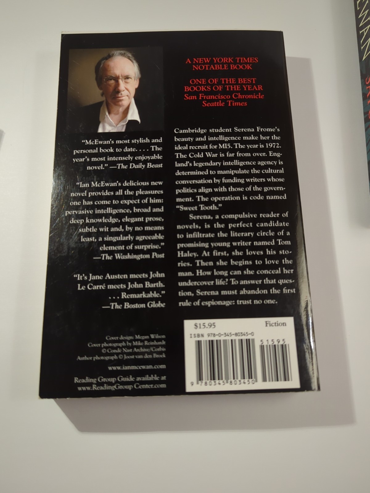 5 X Ian McEwan Paperback Bundle, Fiction, Psychological Thriller, Romance
