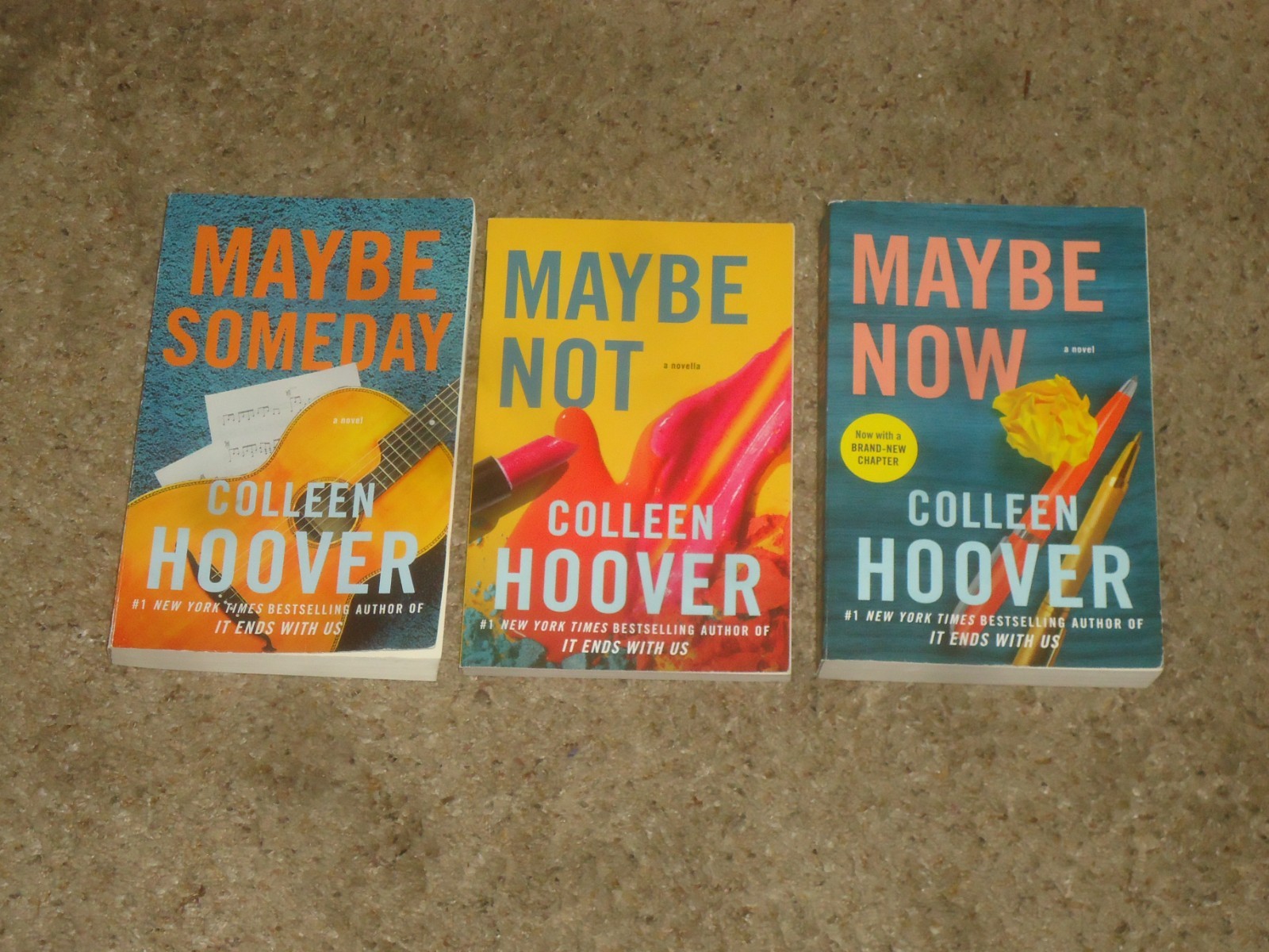 Lot 19 Colleen Hoover Novels It Ends with Us Starts Maybe Someday Hopeless Trade