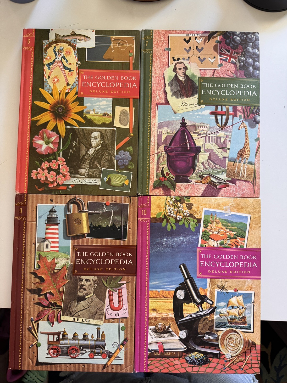 Vintage 1959/1960 The GOLDEN Book Encyclopedia Set Vol 1-4, 6,7, 9,10, 12-14,16