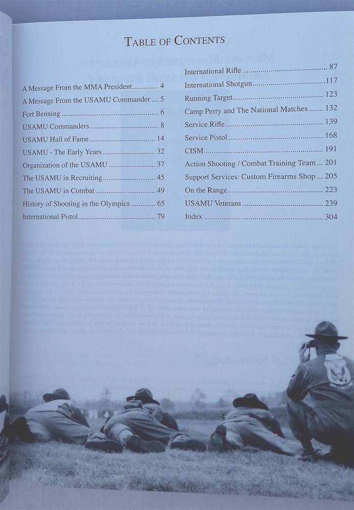 UNITED STATES ARMY MARKSMANSHIP UNIT 50TH ANNIVERSARY 1956 2006 HISTORY J MARTIN