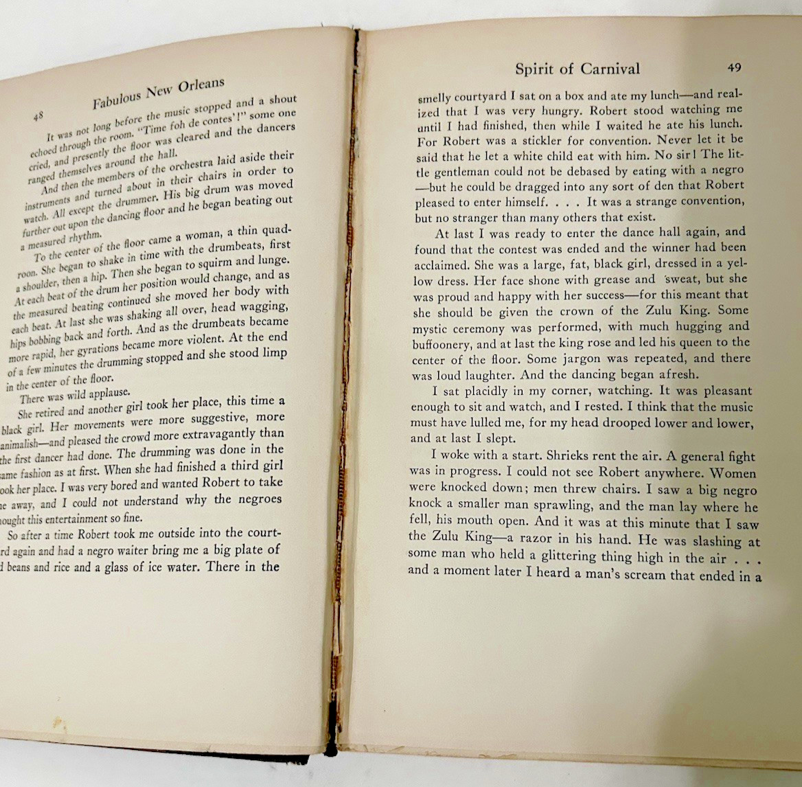 Fabulous New Orleans 1935 Lyle Saxon D. Appleton-Century Co; hardcover illustr.