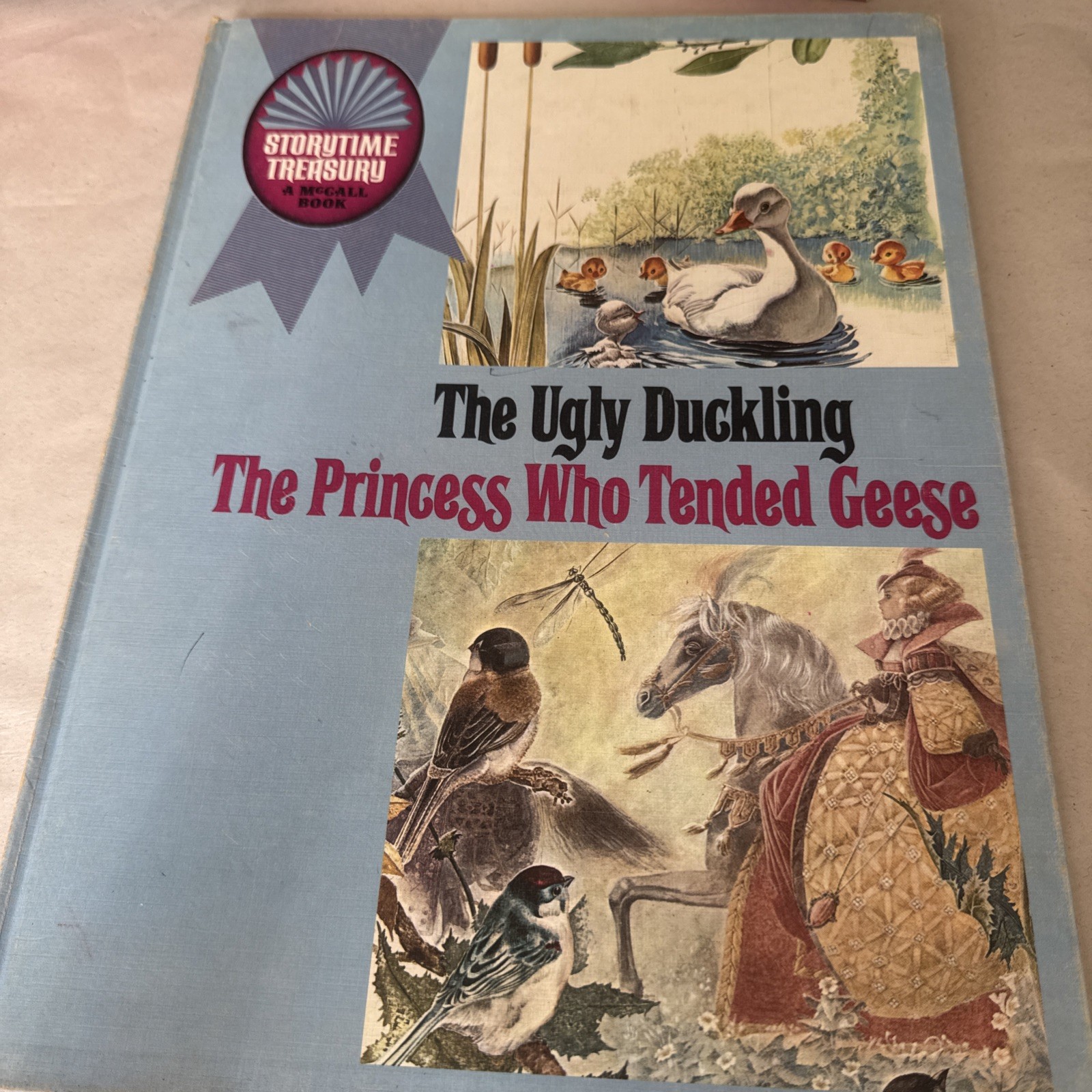 Vintage 1969 Storytime Treasury THE UGLY DUCKLING/THE PRINCESS WHO TENDED GEESE