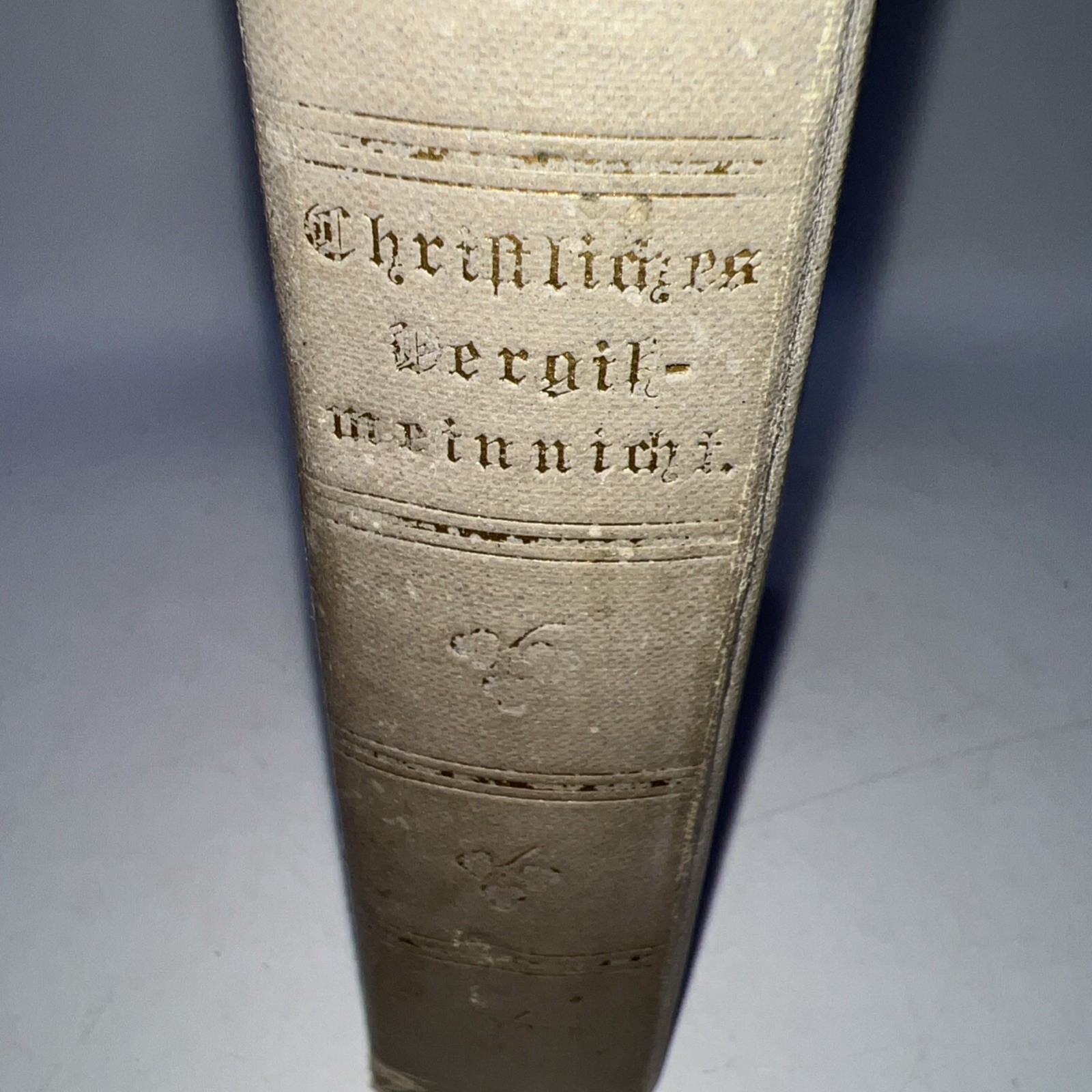Vintage Forget Me Not German Prayer Book „Christliches Vergissmeinnicht“