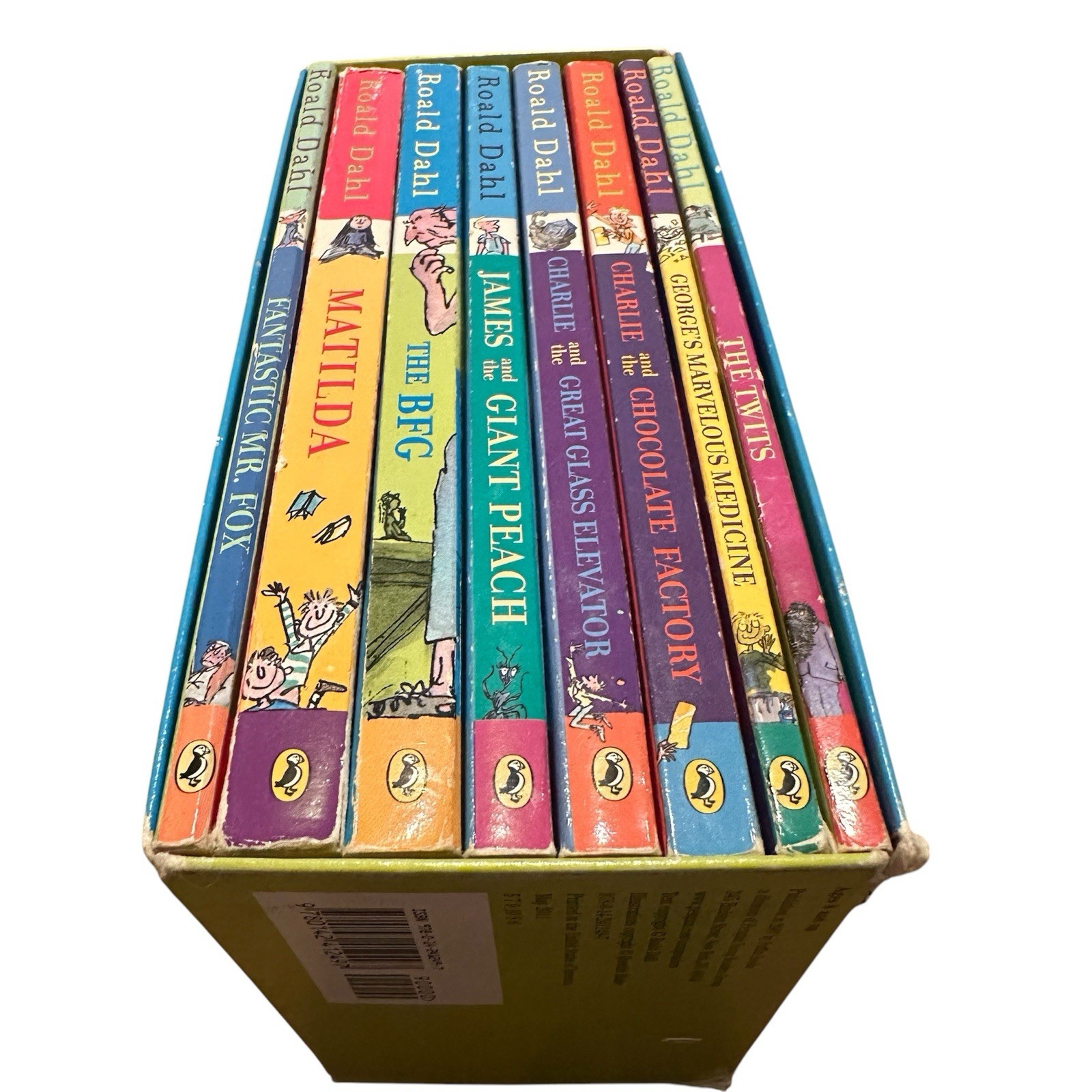 The Roald Dahl 8 Book Collection In Box Matilda James Giant Peach BFG Charlie