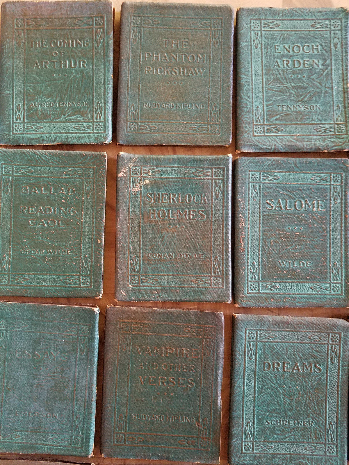 Antique Book Miniatures Little Leather Library Corporation, Set of 32 VG 1920’s