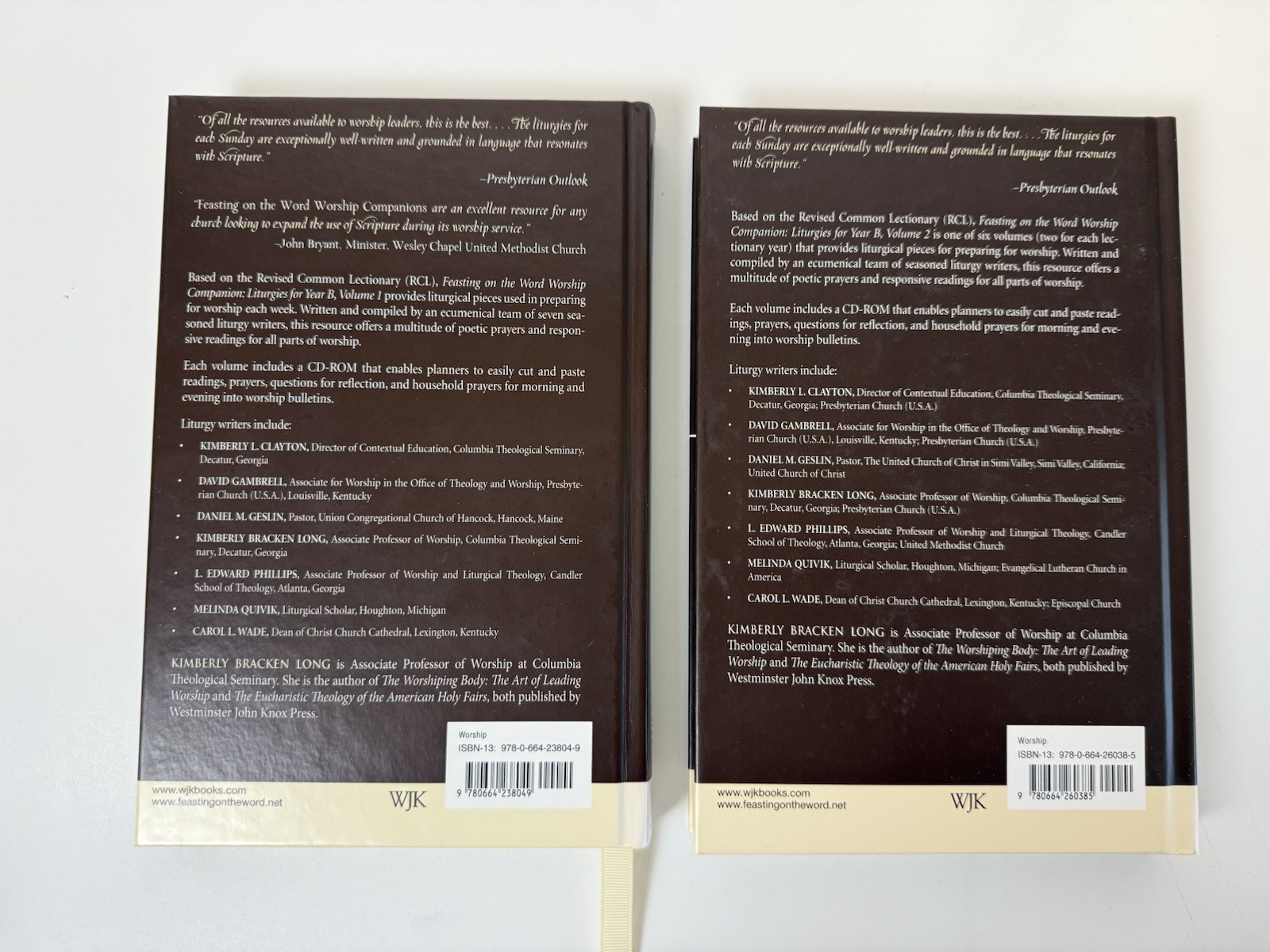 Feasting on the Word Worship Companion, Year B ; Two-Volume Set; 2015; HC; CDs