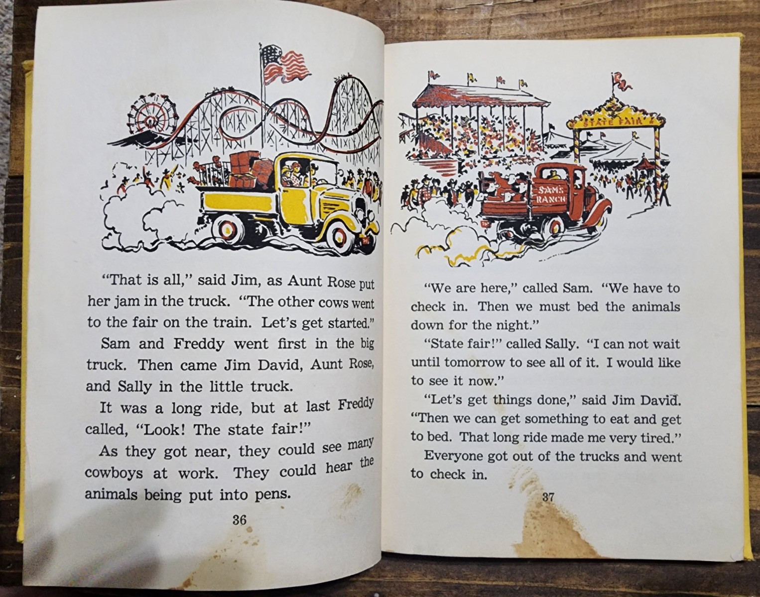 Cowboy Sam and the Fair by Edna Walker Chandler 1953 Hardcover