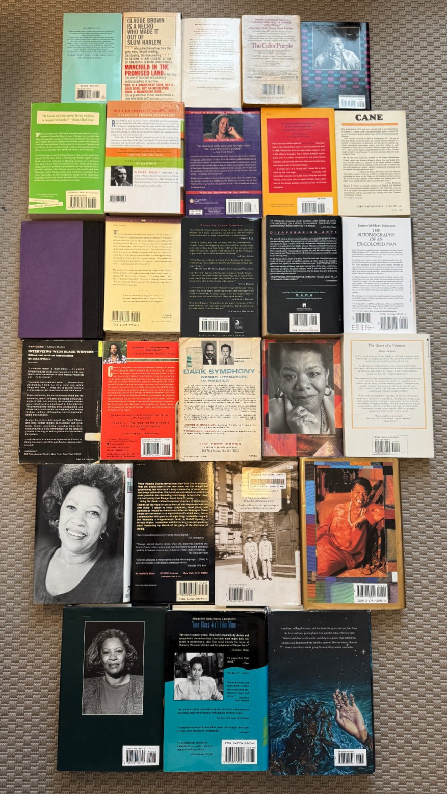 Black African American Literature Fiction Lot (27) Toni Morrison Langston Hughes