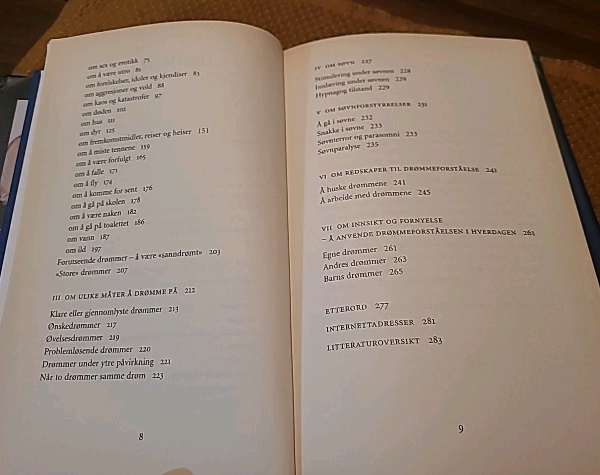 Drømmene dine hva er en drøm og hva kan den fortelle (2002, HCDJ) Bokmål Norwegi