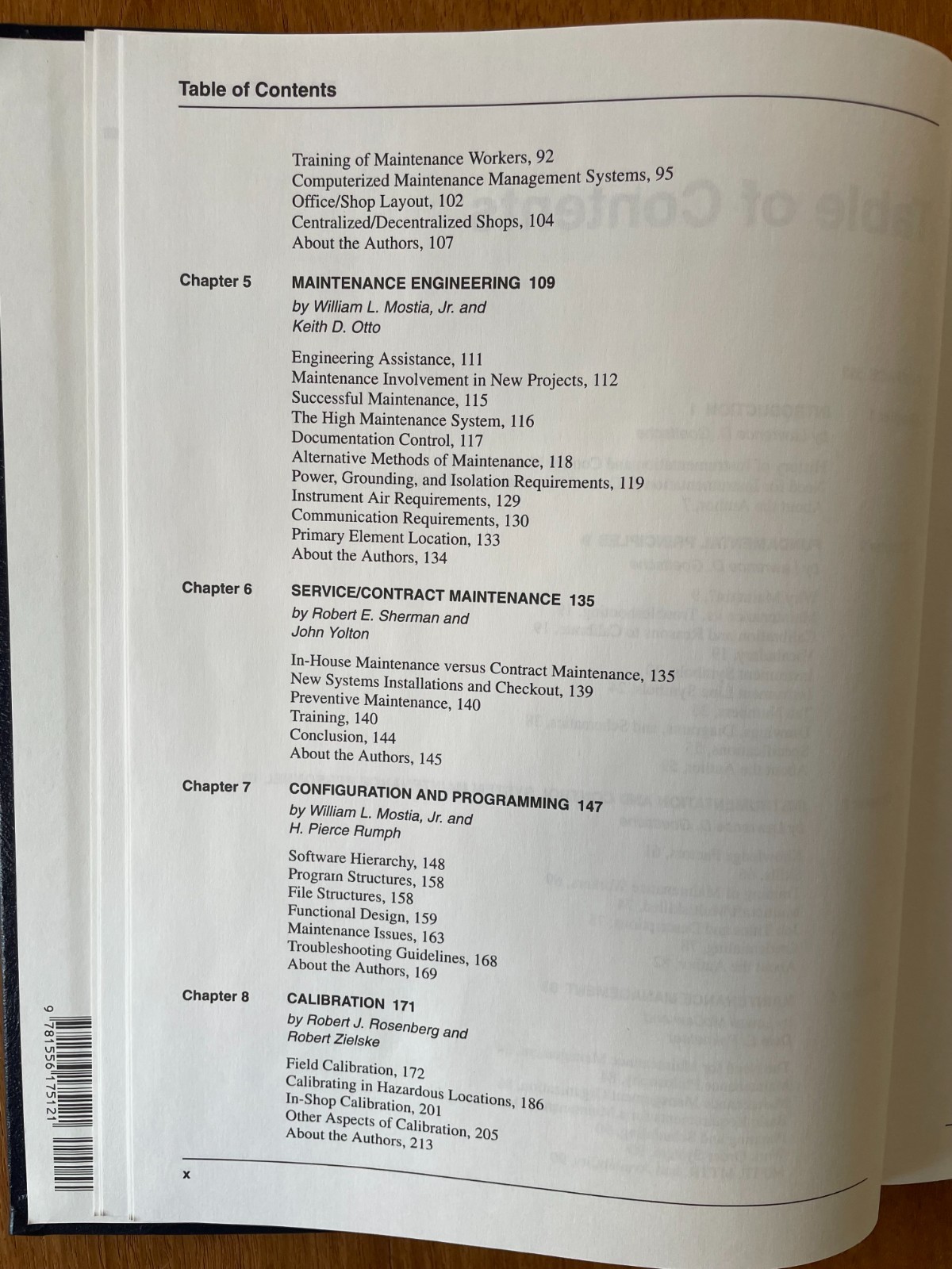 Maintenance of Instruments and Systems – Goettsche – ISA Practical Guide Book