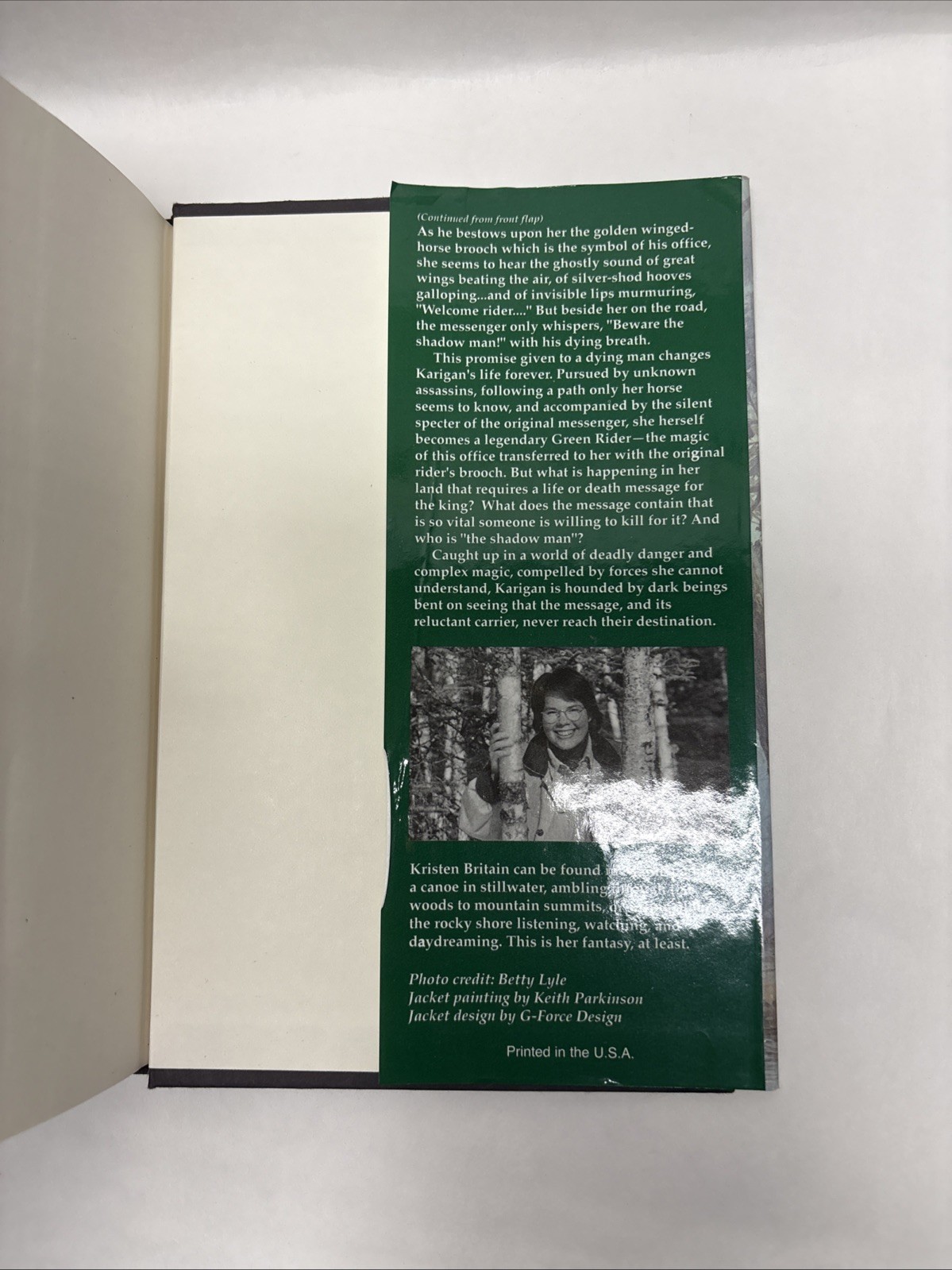 Green Rider (Green Rider Trilogy Book 1) by Kristen Britai/Hardcover.
