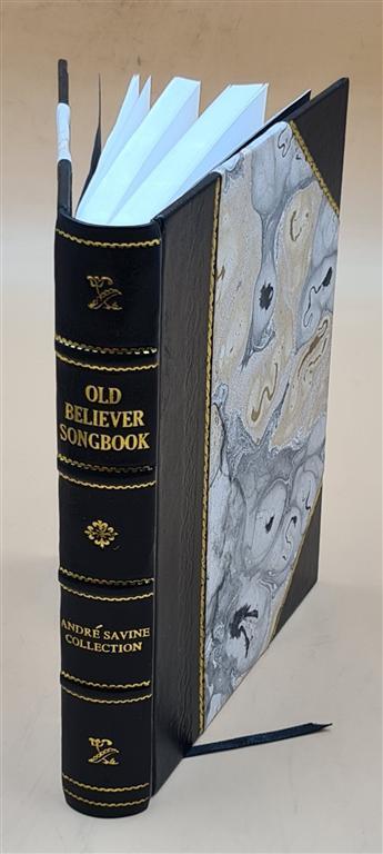 Old Believer Songbook For The Russian Orthodox Church Year And V [Leather Bound]