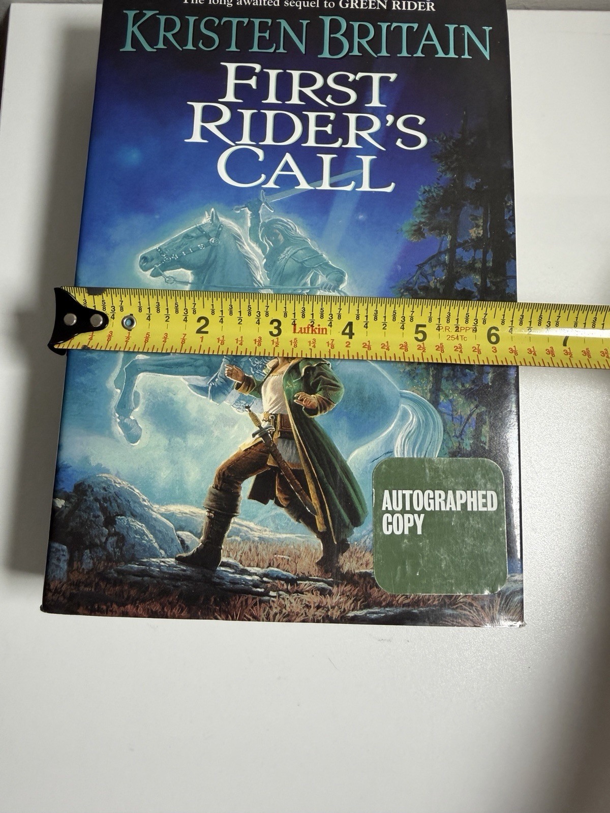 Signed First Rider’s Call Kristen Britain 1st Printing HC 2003 Green Rider