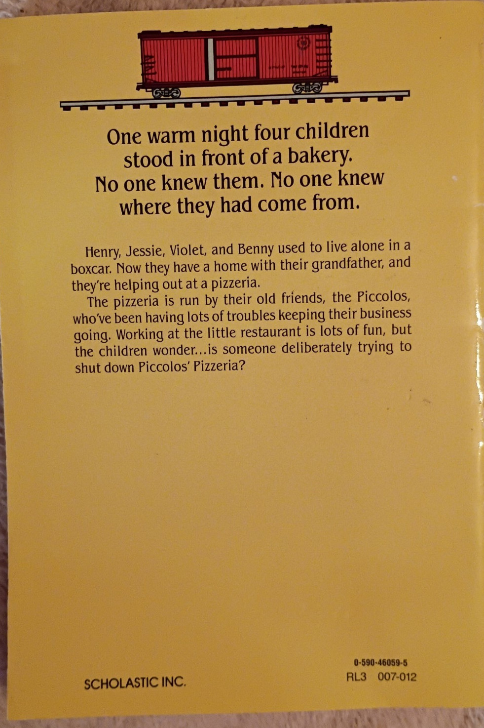 The Boxcar Children #33: The Pizza Mystery, Gertrude Chandler Warner, preteen PB